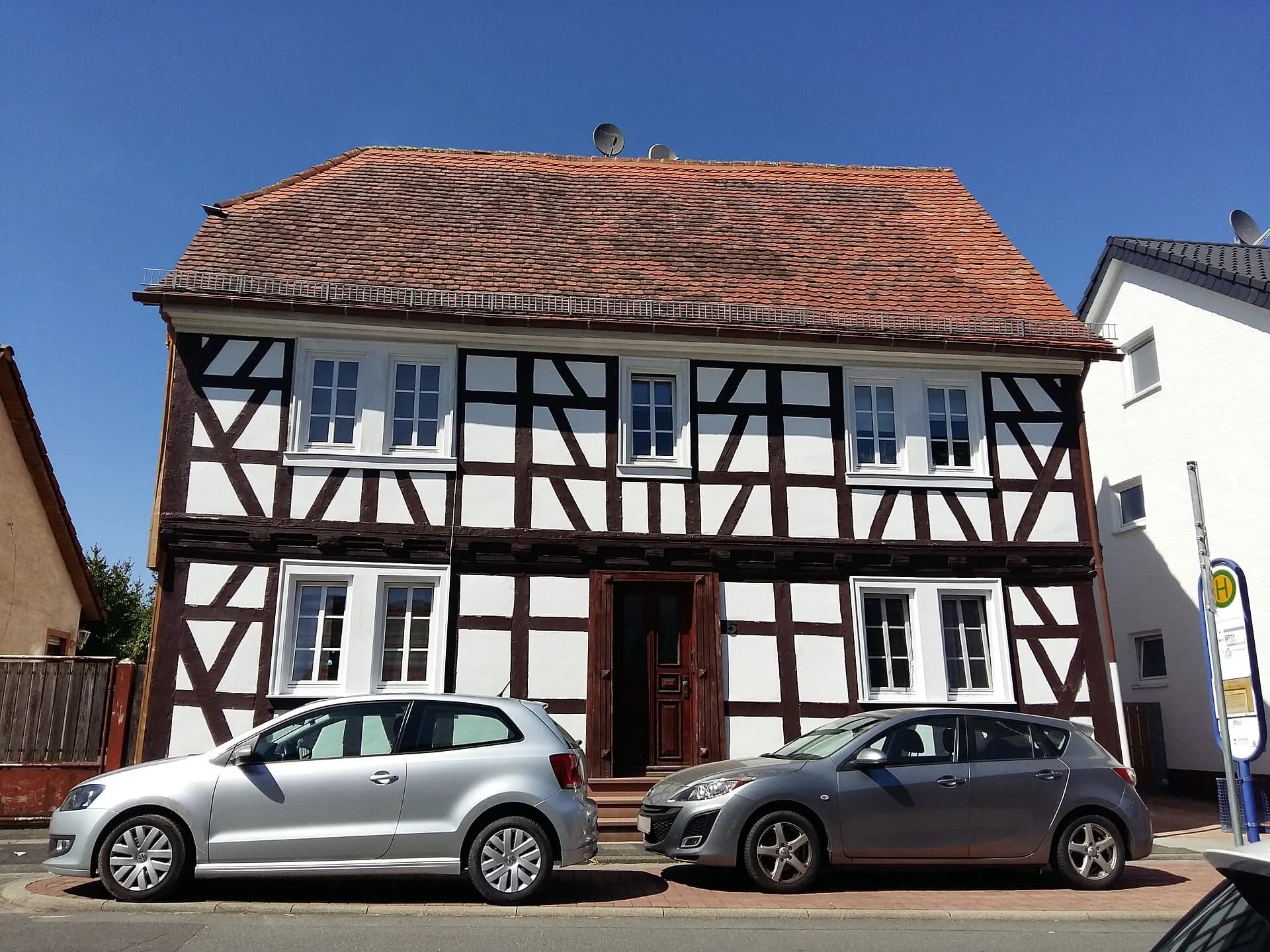 Fachwerkhaus an der Pragelatostraße 5 in Ober-Ramstadt-Wembach