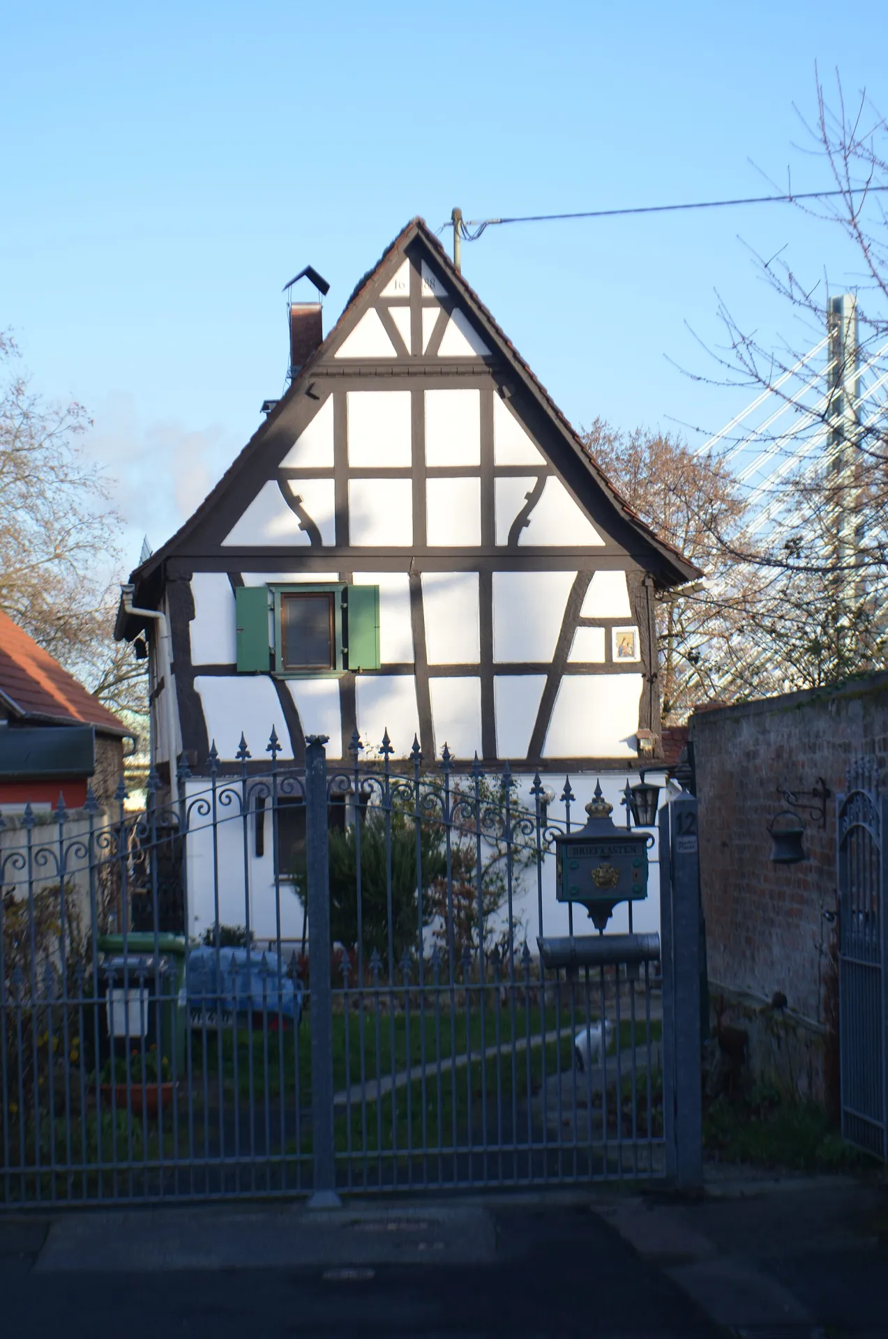 Fachwerkhaus in der Ranzengasse in Frankfurt Sindlingen