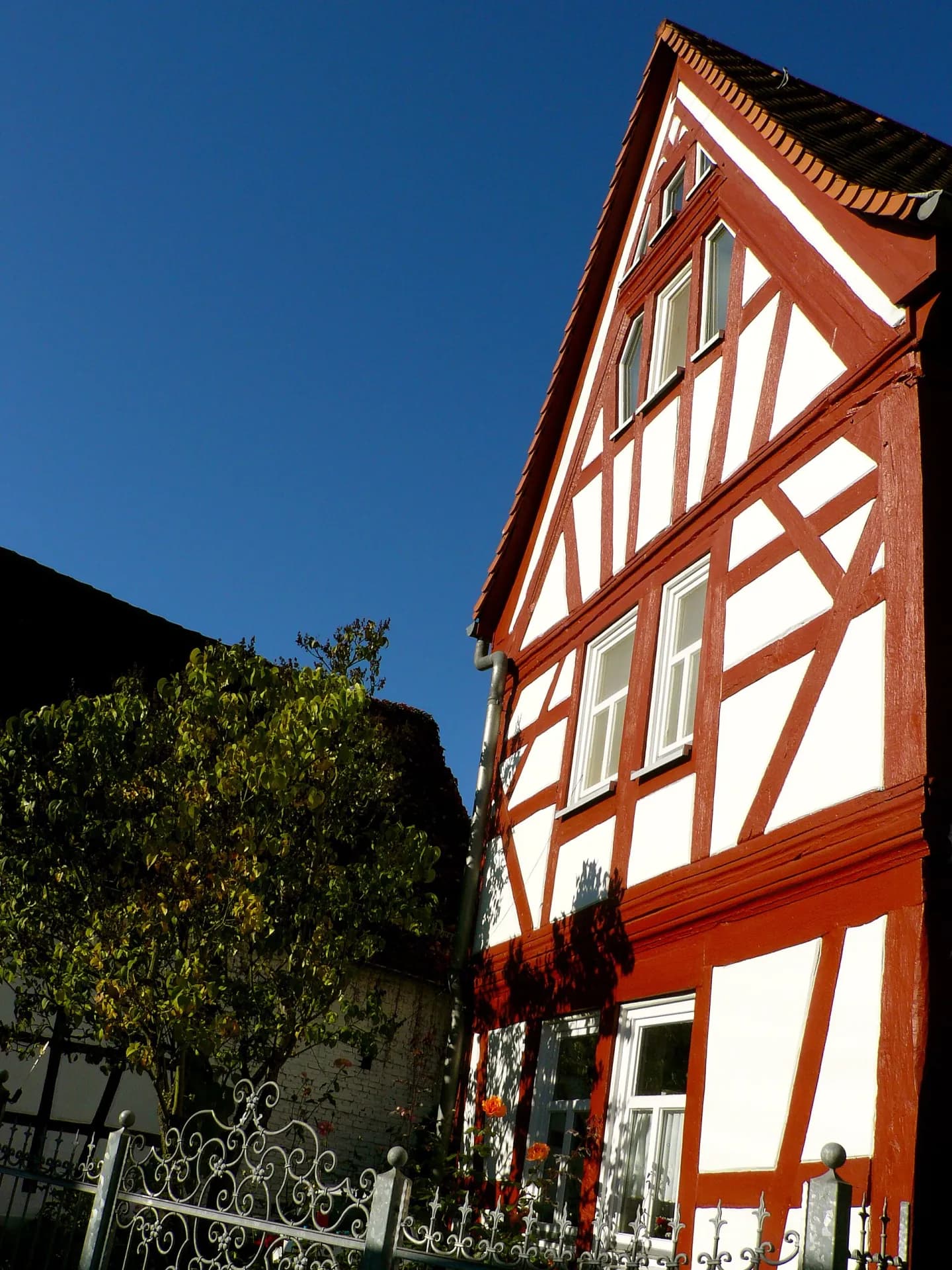 Fachwerkhaus in der Rathausgasse in Frankfurt Seckbach