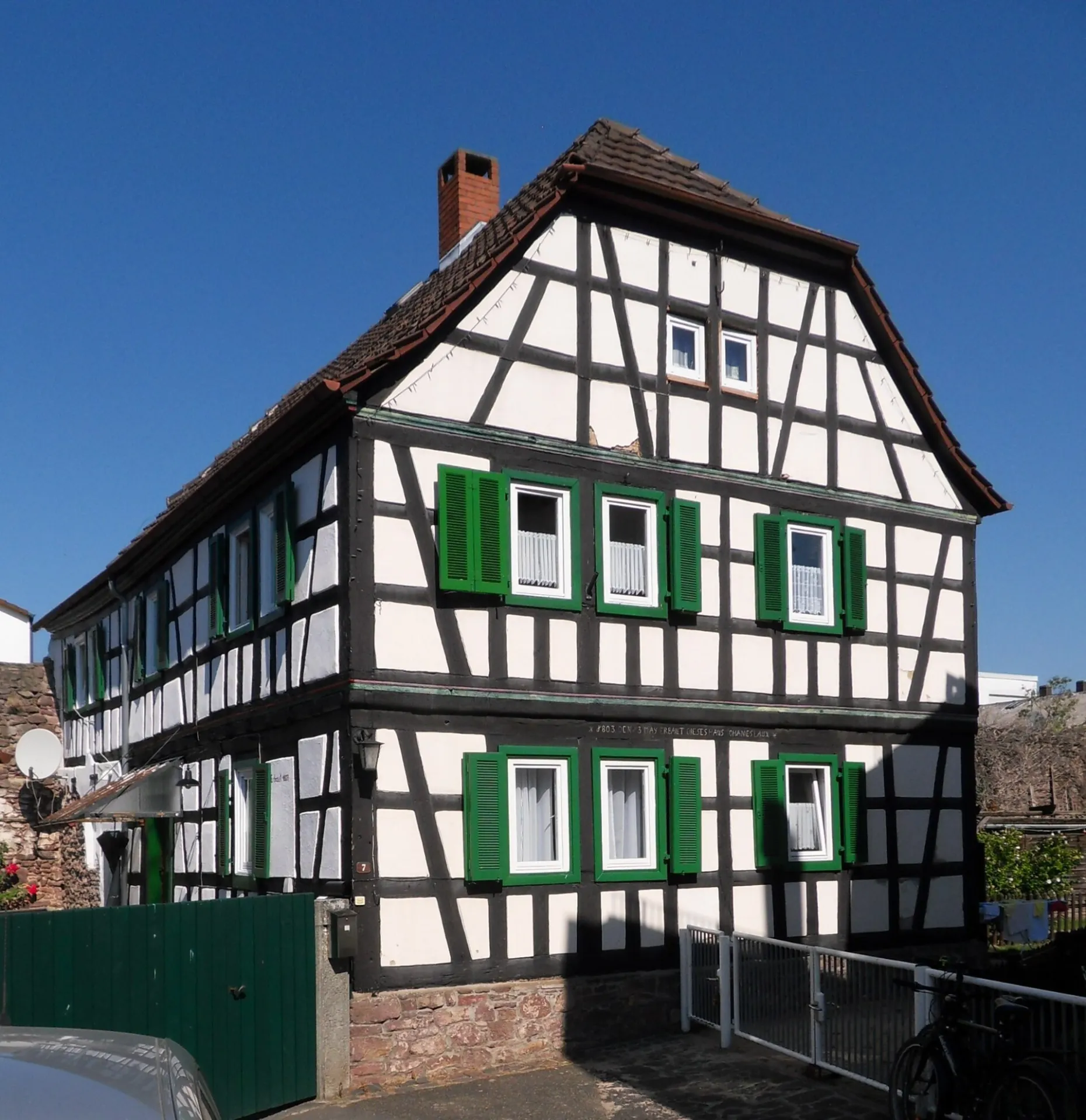 Fachwerkhaus Sandgasse 7 in Dreieich-Dreieichenhain
