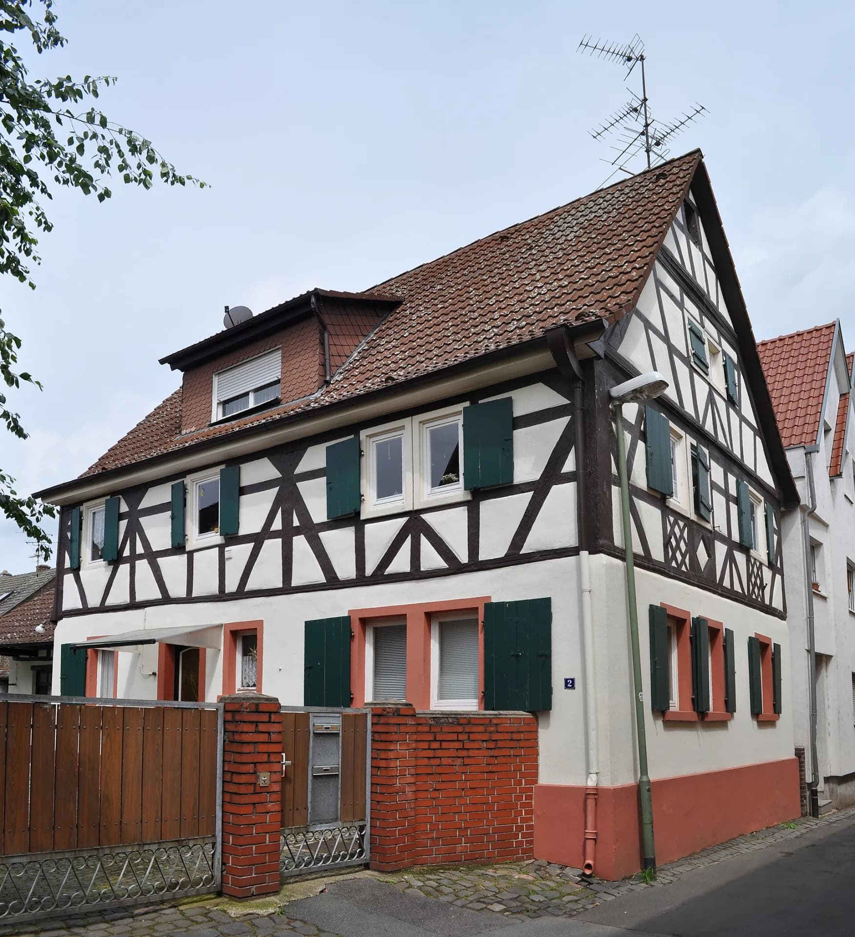 Fachwerkhaus Schmiedegasse 2-4 in Offenbach-Rumpenheim