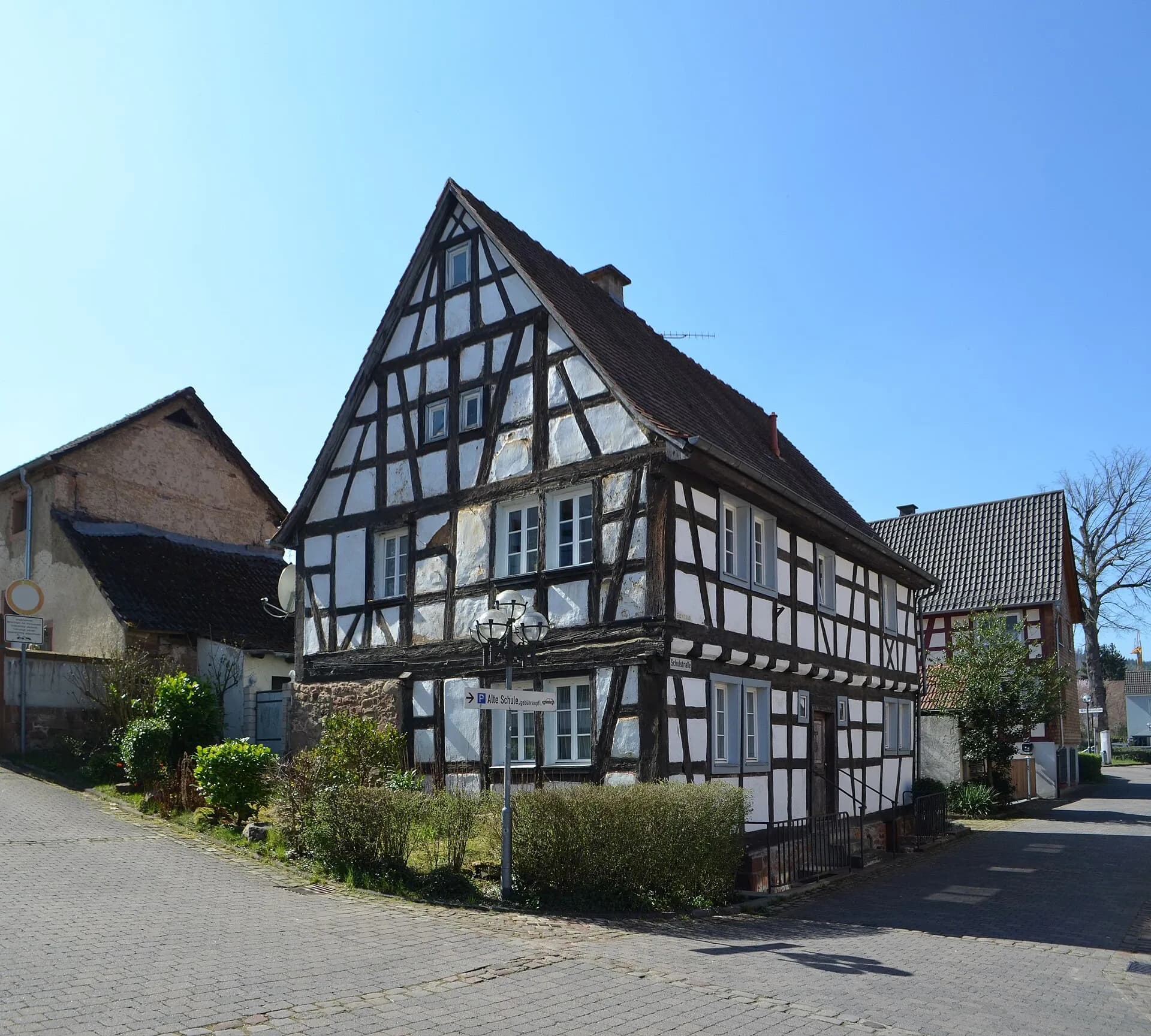 Fachwerkhaus in der Schulstraße in Bad König