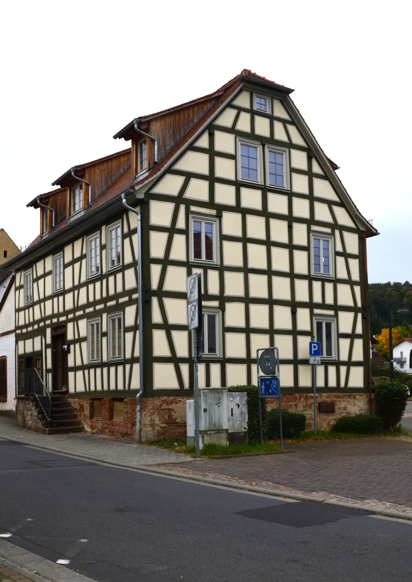 Fachwerkhaus in der Schwanenstraße 21 in Höchst im Odenwald