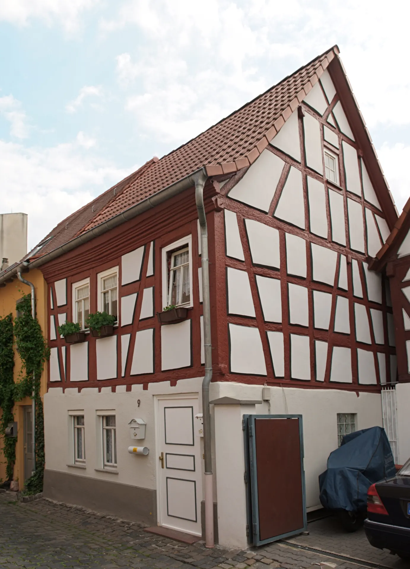 Fachwerkhaus an der Storchgasse in Frankfurt Höchst