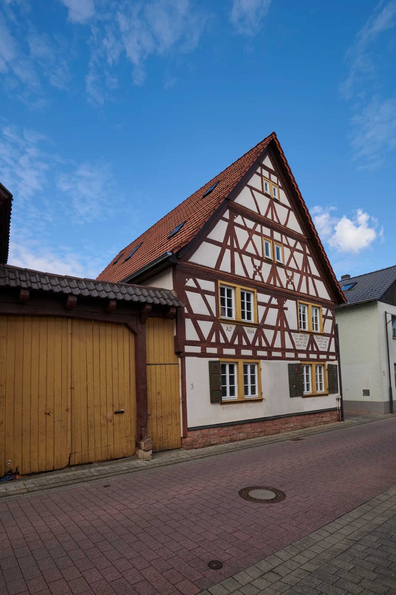 Fachwerkhaus an der Turmstraße in Großwallstadt