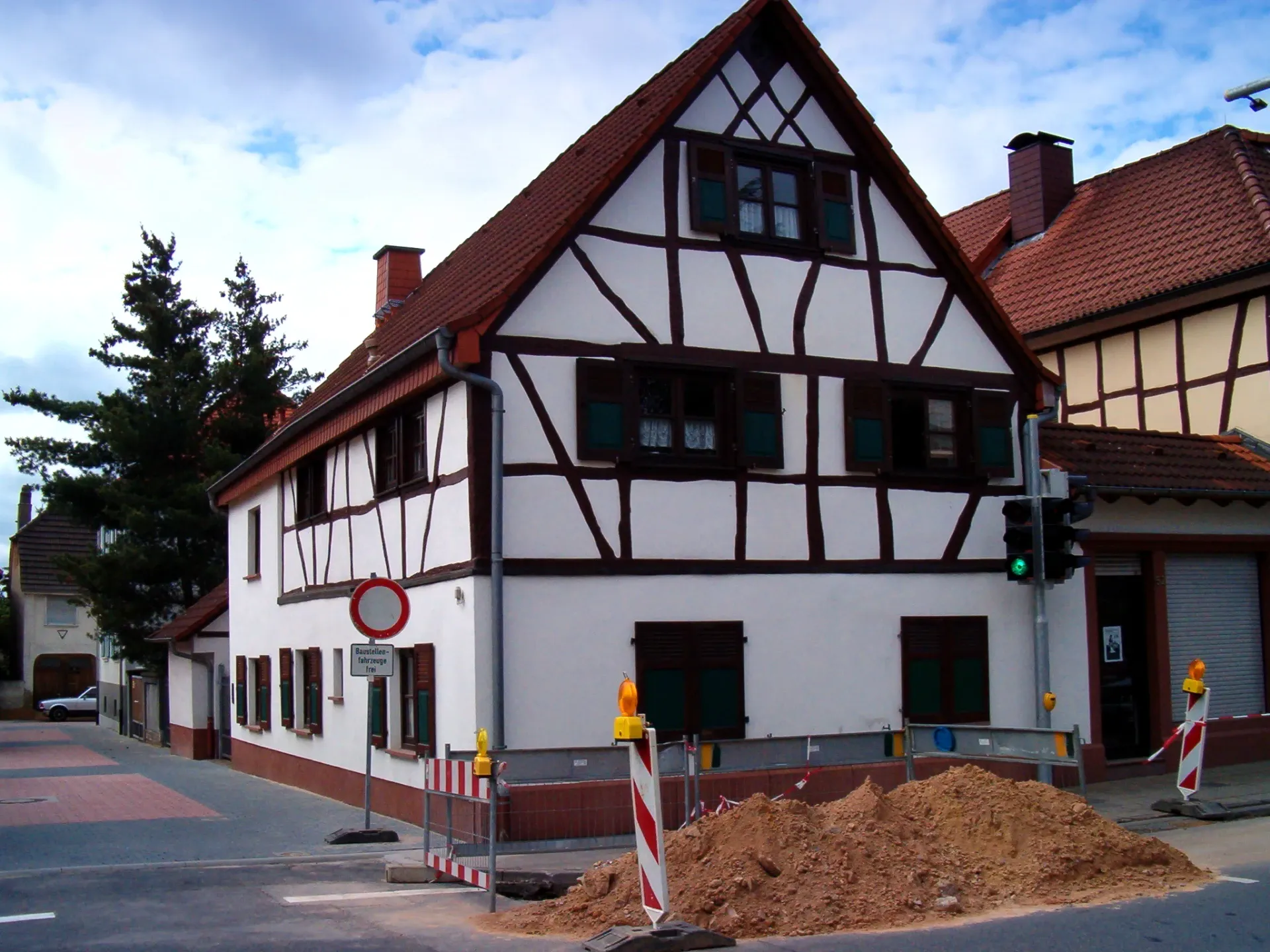 Fachwerkhaus aus dem 16. Jahrhundert an der Turmstraße in Rodgau-Nieder-Roden