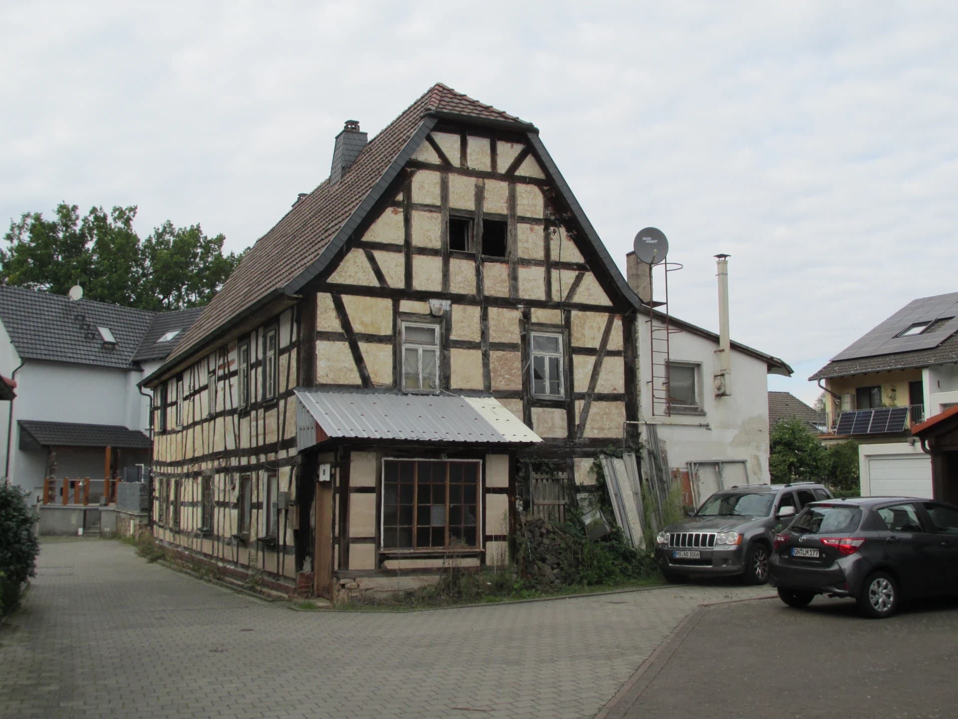 Unsaniertes Fachwerkhaus in der Wassergasse 15h in Langenselbold