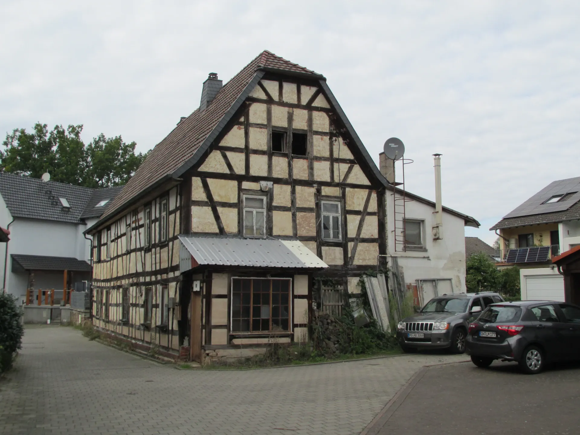 Unsaniertes Fachwerkhaus in der Wassergasse 15h in Langenselbold