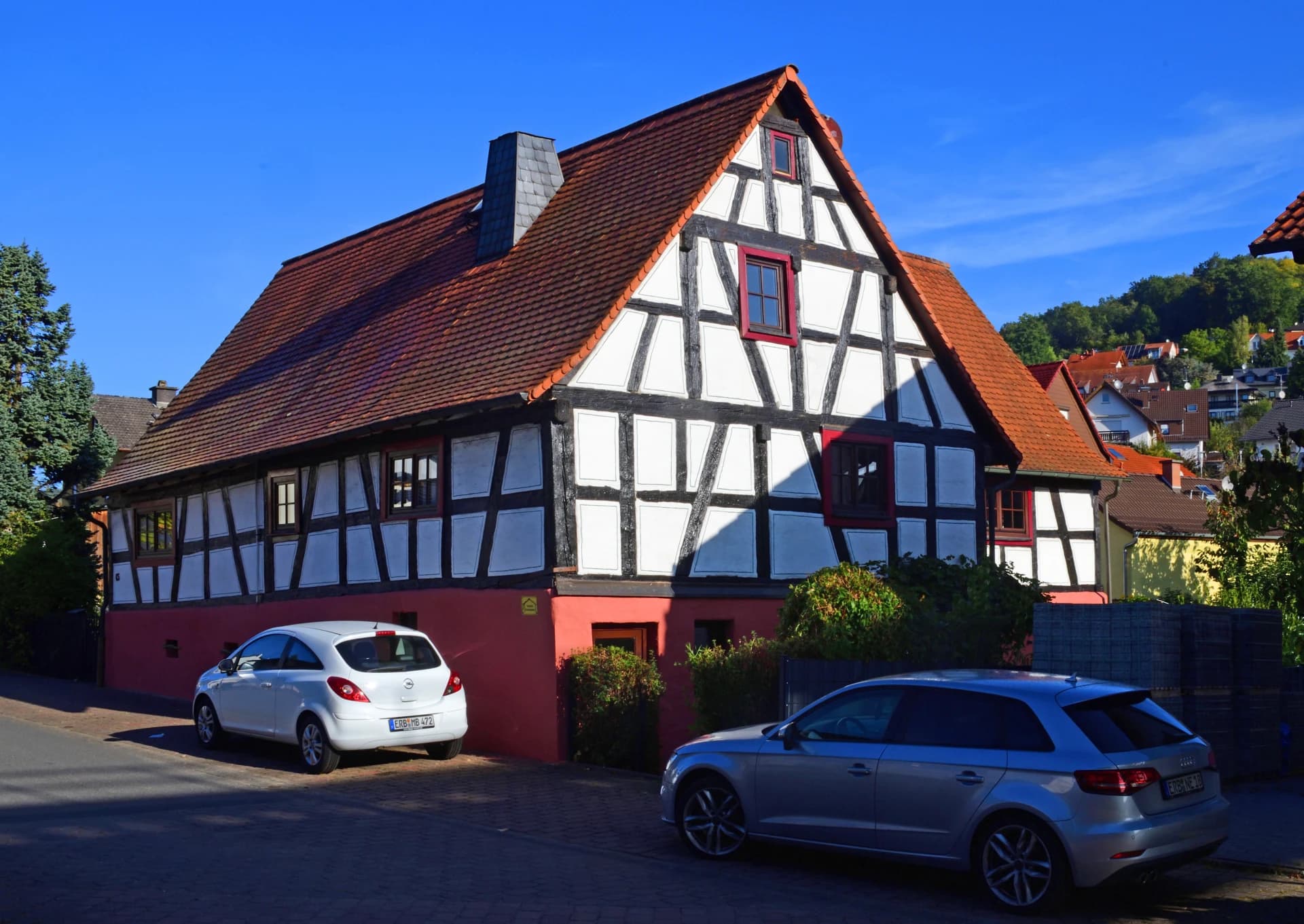 Fachwerkhaus im Ziegelhüttenweg 45 in Höchst im Odenwald