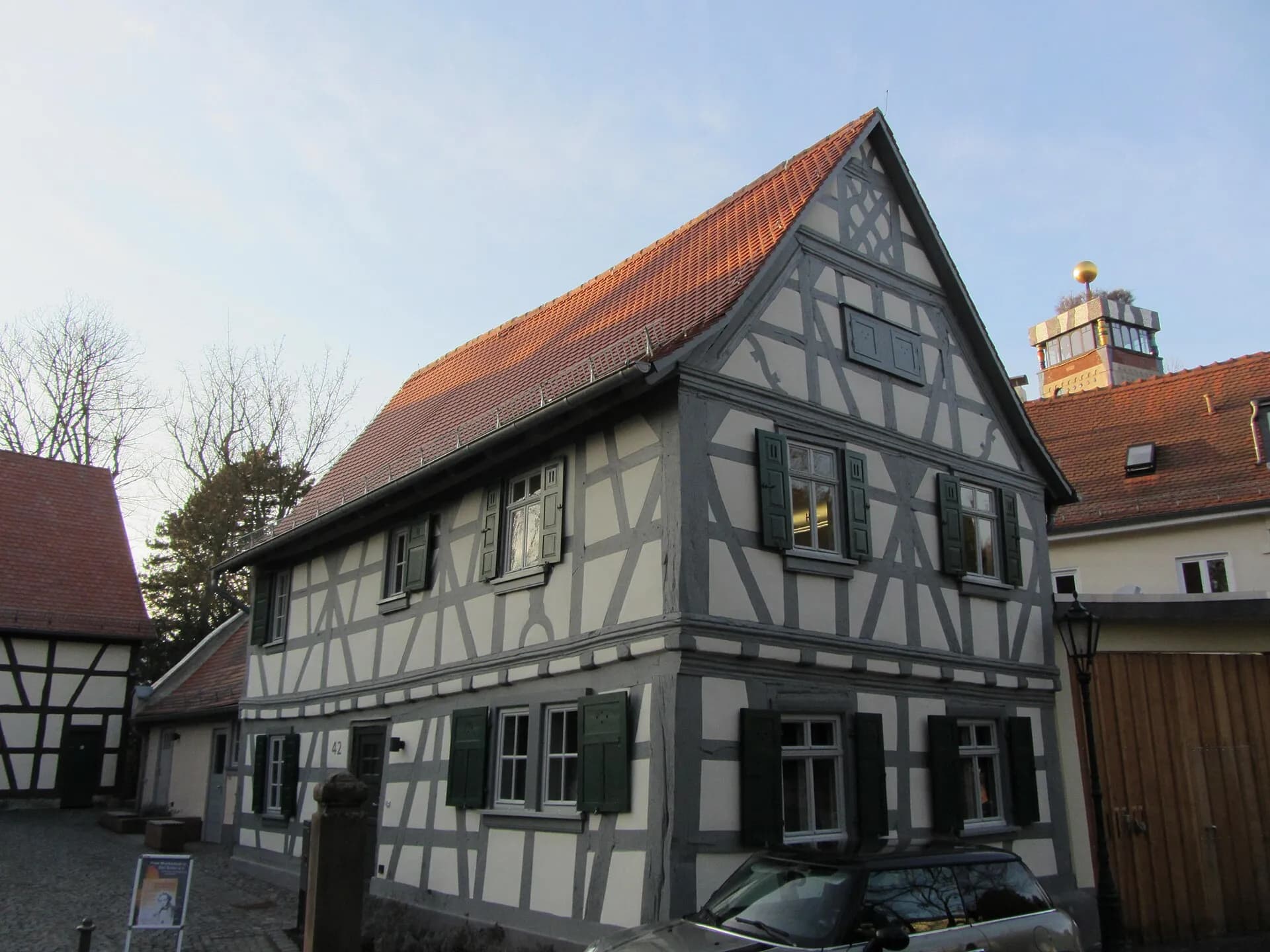 Fachwerkhaus an der Straße Zum Quellenpark in Bad Soden am Taunus