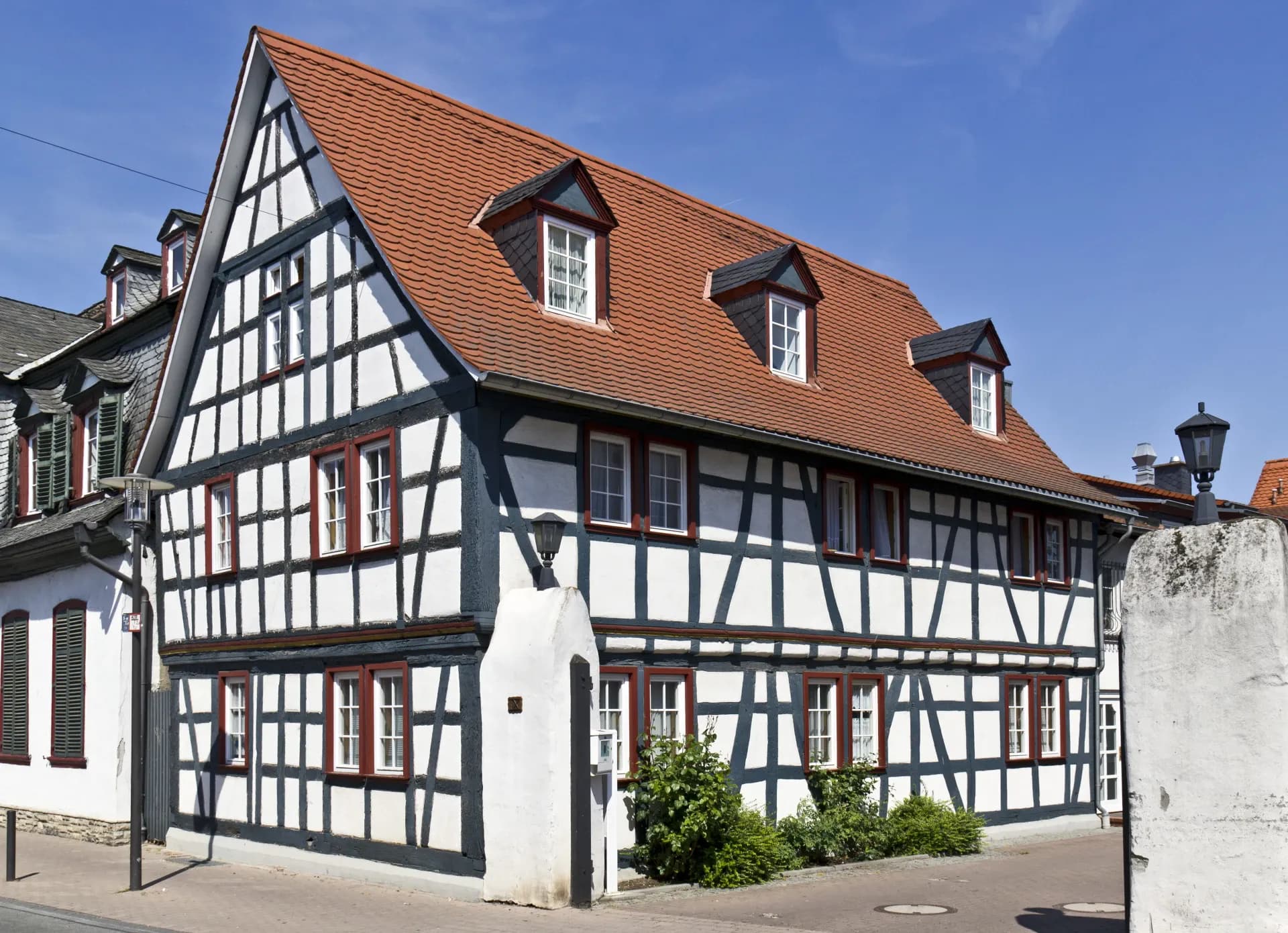 Fachwerkhof in der Mainzer Straße in Groß-Gerau