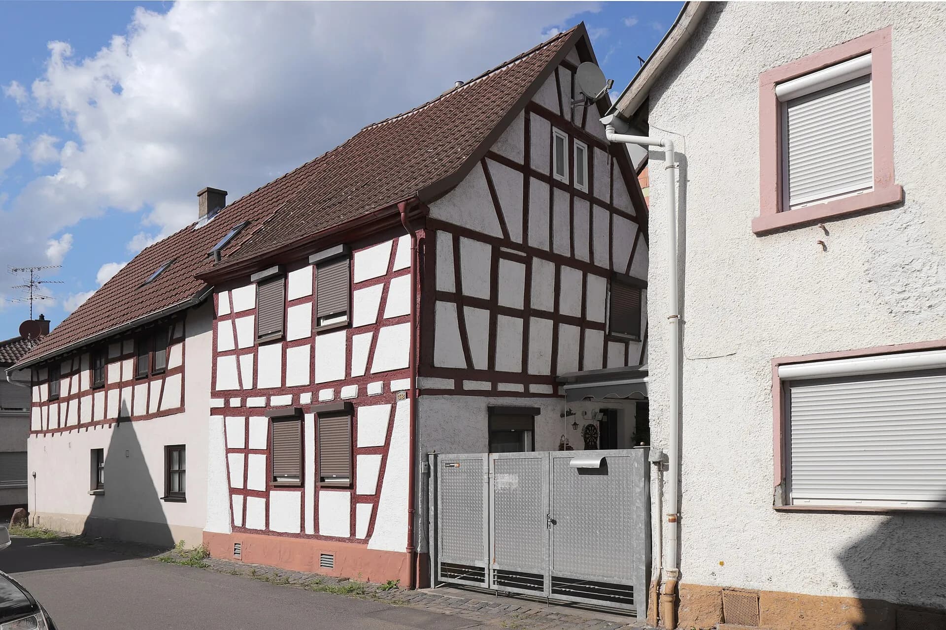 Fachwerkhof in der Unteren Kirchgasse in Stockstadt am Main