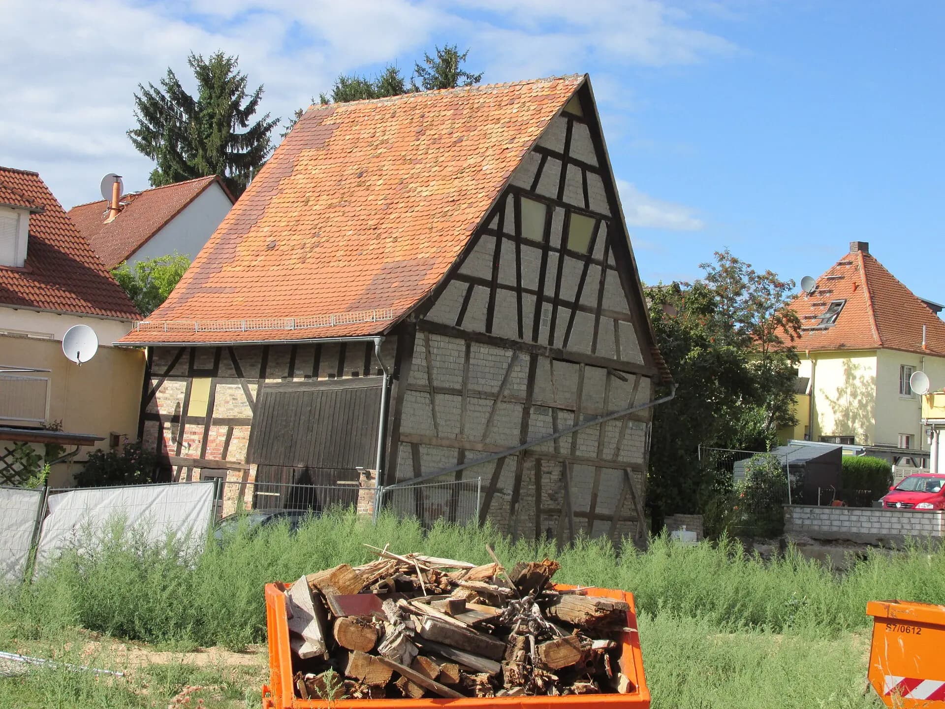 Fachwerkscheune in Alt-Zeilsheim in Frankfurt