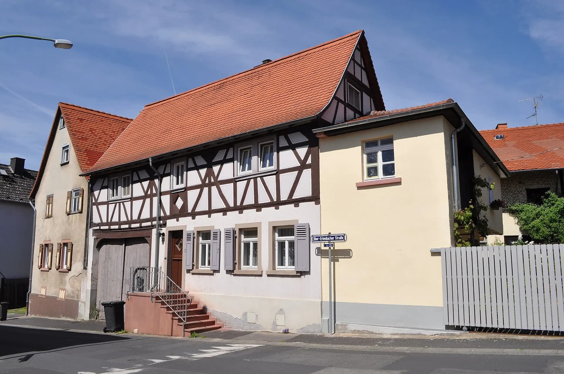 Fachwerkbau an der Ober-Erlenbacher Straße in Bad Homburg-Ober-Erlenbach