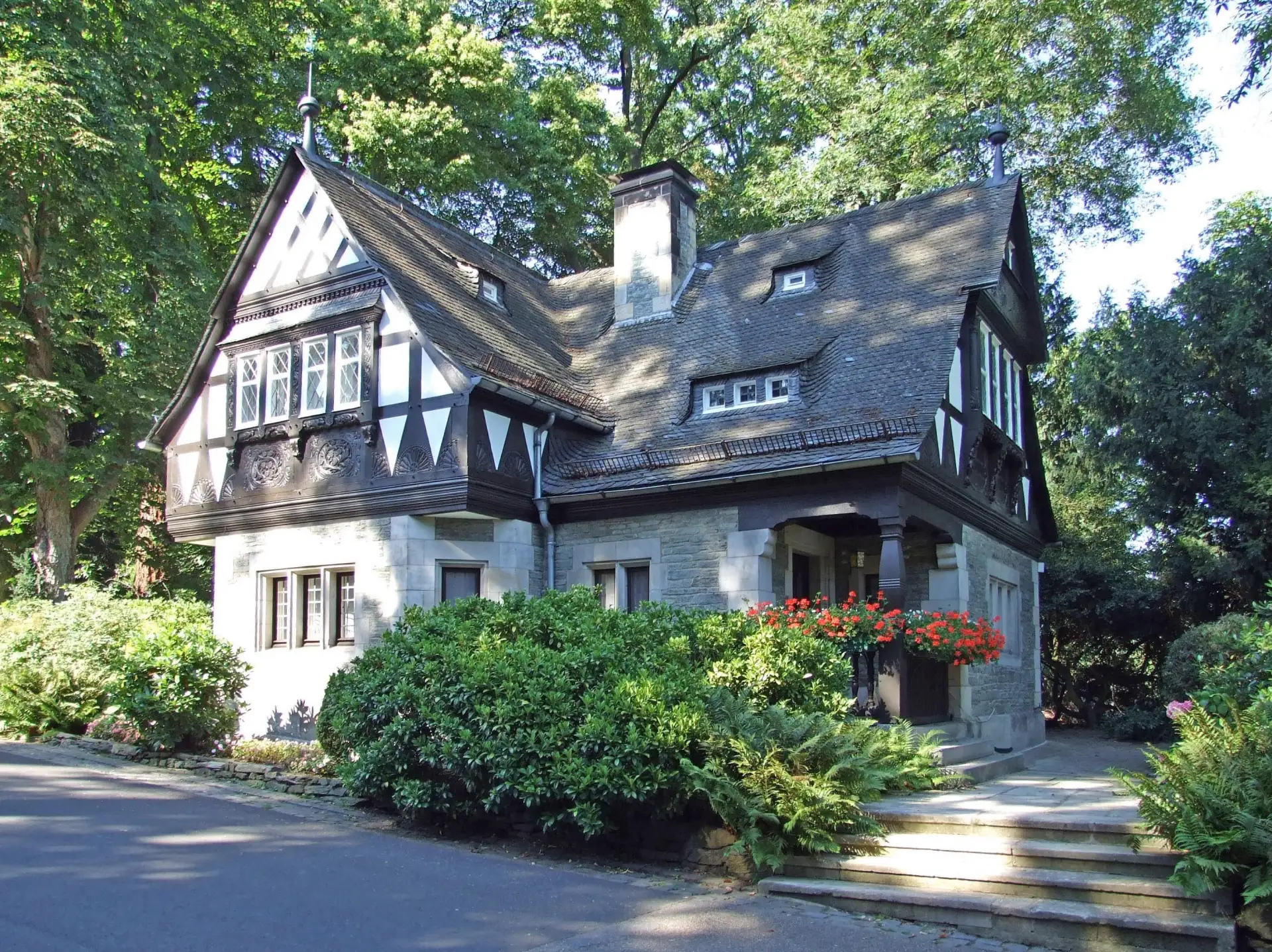 Fachwerkvilla am Schlosspark in Kronberg im Taunus