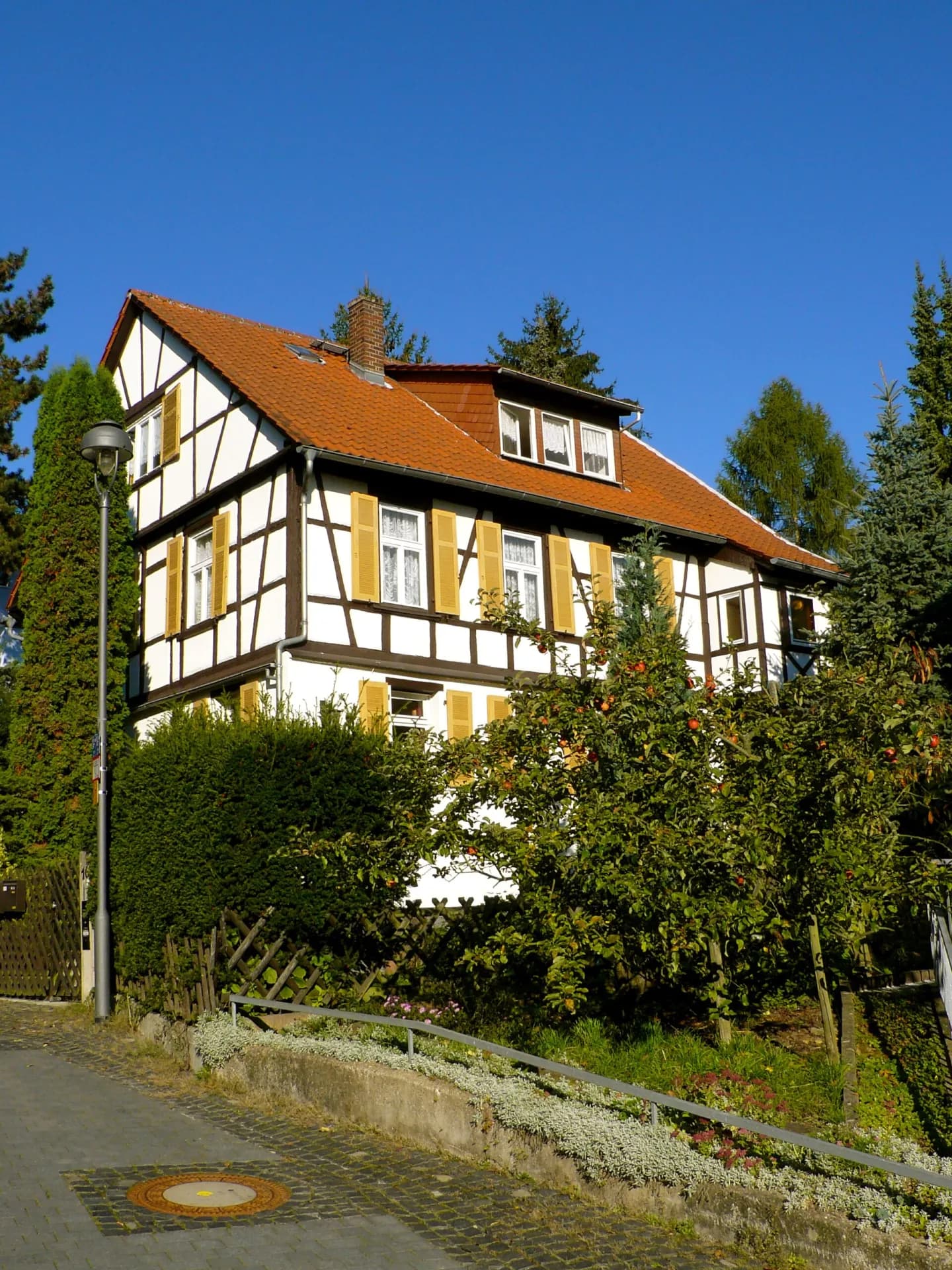 Fachwerkvilla in der Straße Im Mühlchen in Frankfurt Seckbach