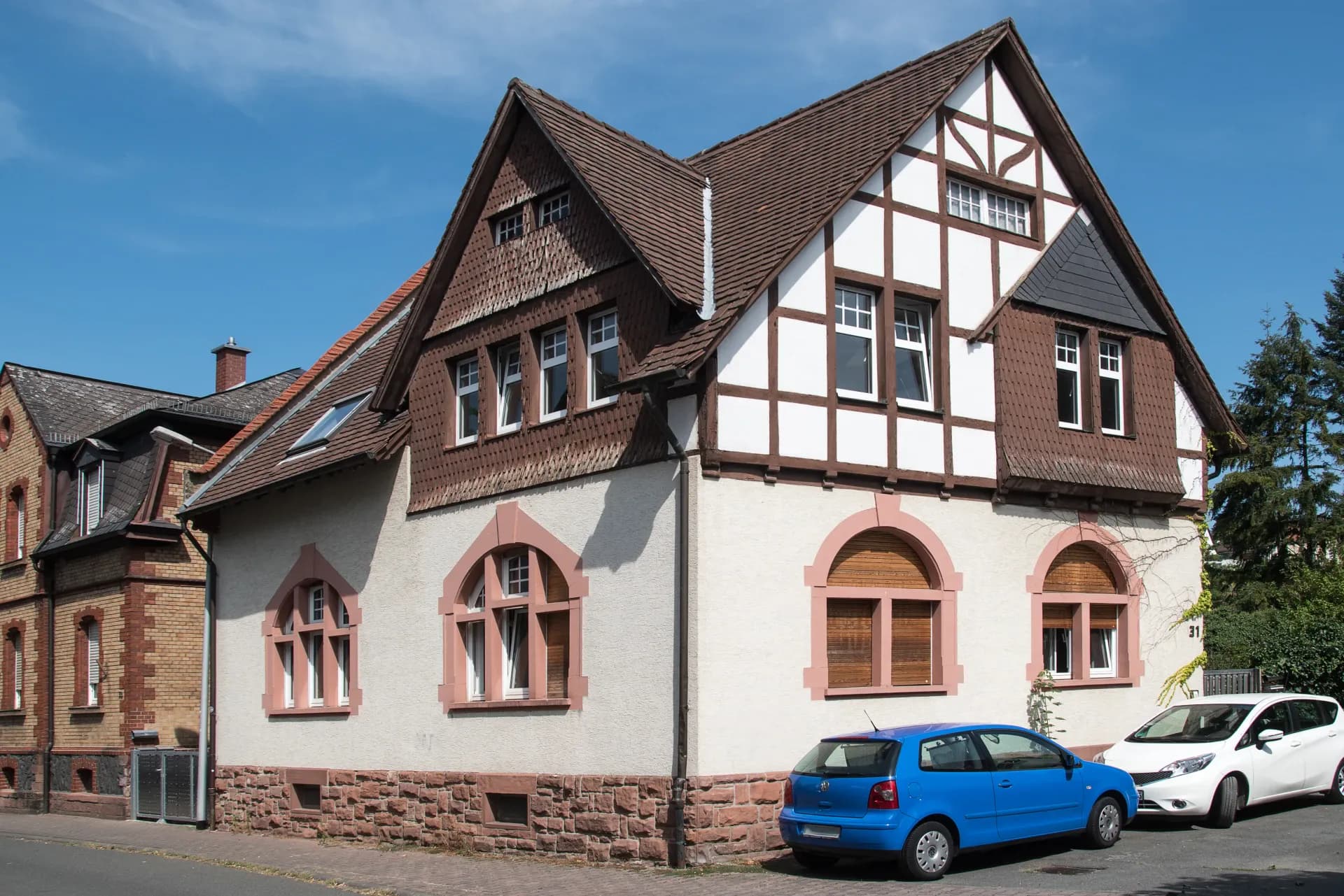Fachwerkvilla an der Leuschnerstraße in Ober-Ramstadt