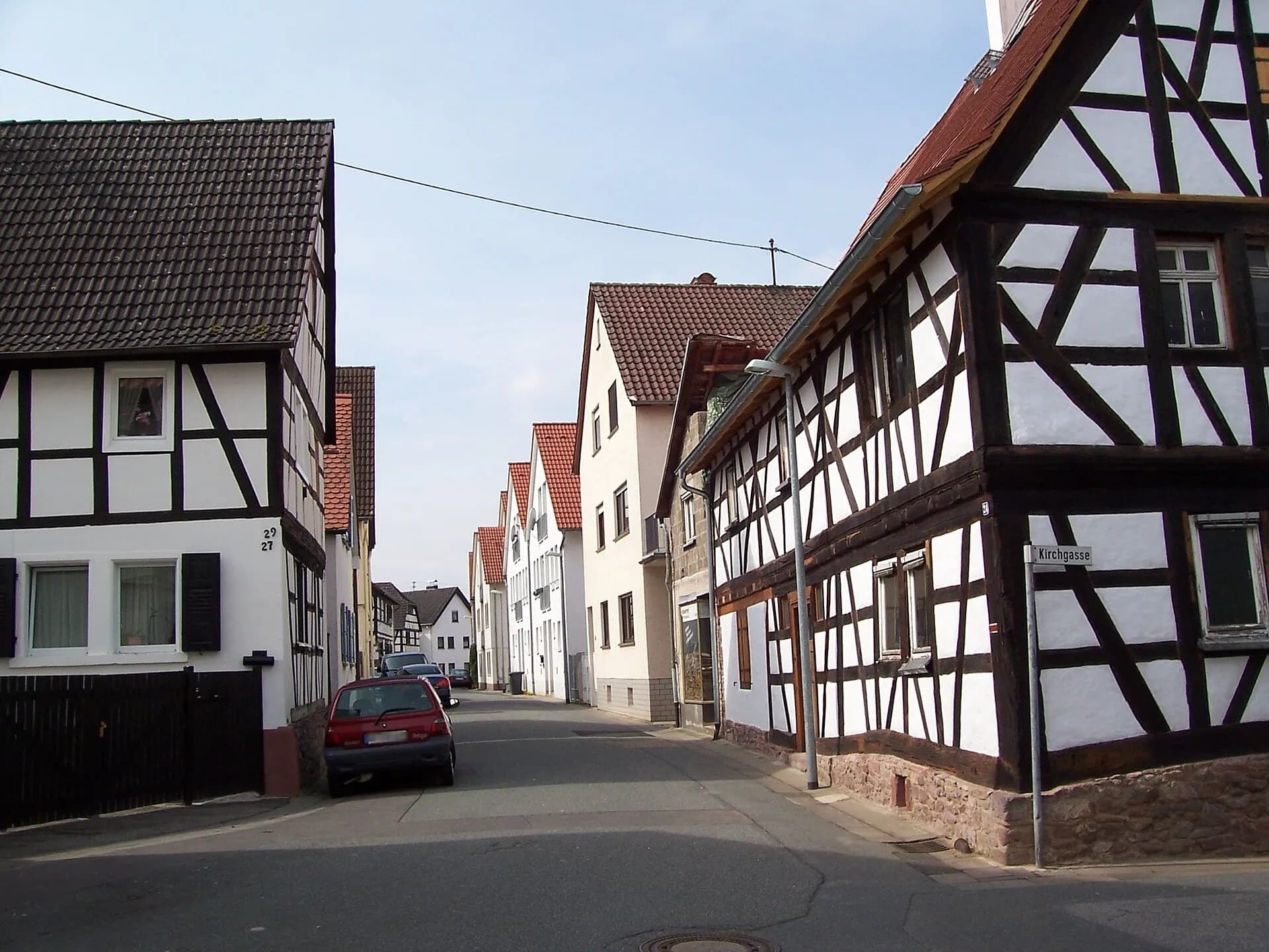 Straßenzug Am Alten Rathaus in Dreieich-Offenthal