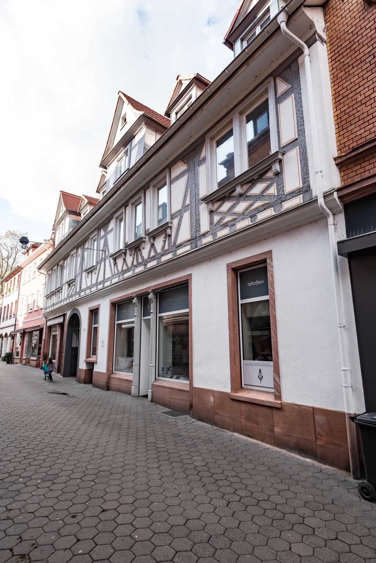 Fachwerkzeile in der Steingasse in Aschaffenburg
