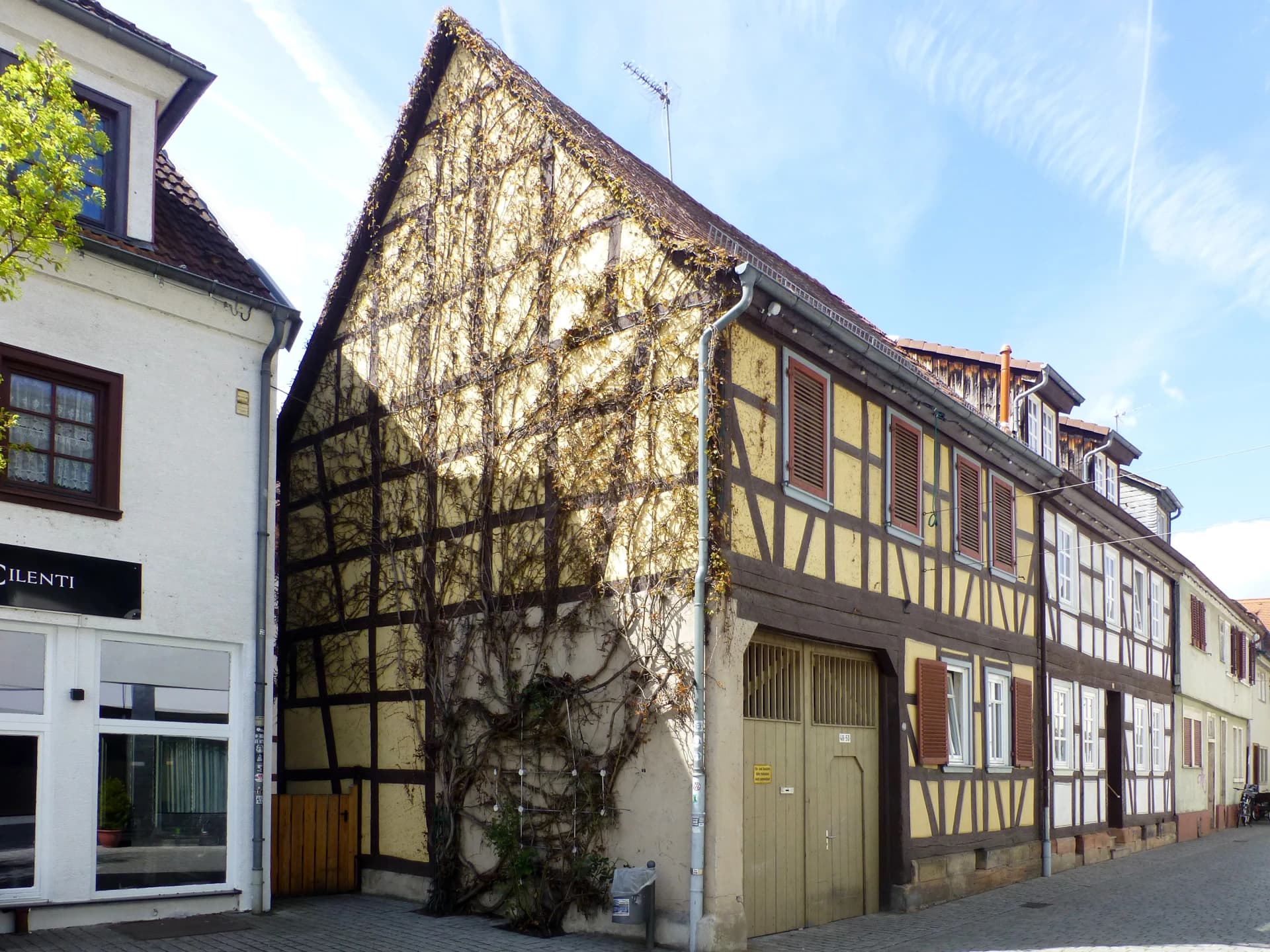 Fachwerkgebäude in der Fahrstraße 48 in Babenhausen
