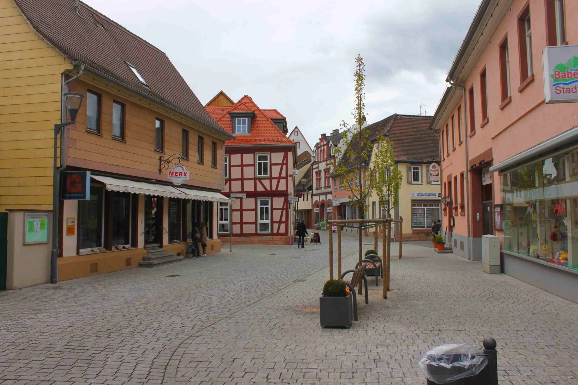 Fachwerkhäuser in der Fahrstraße in Babenhausen