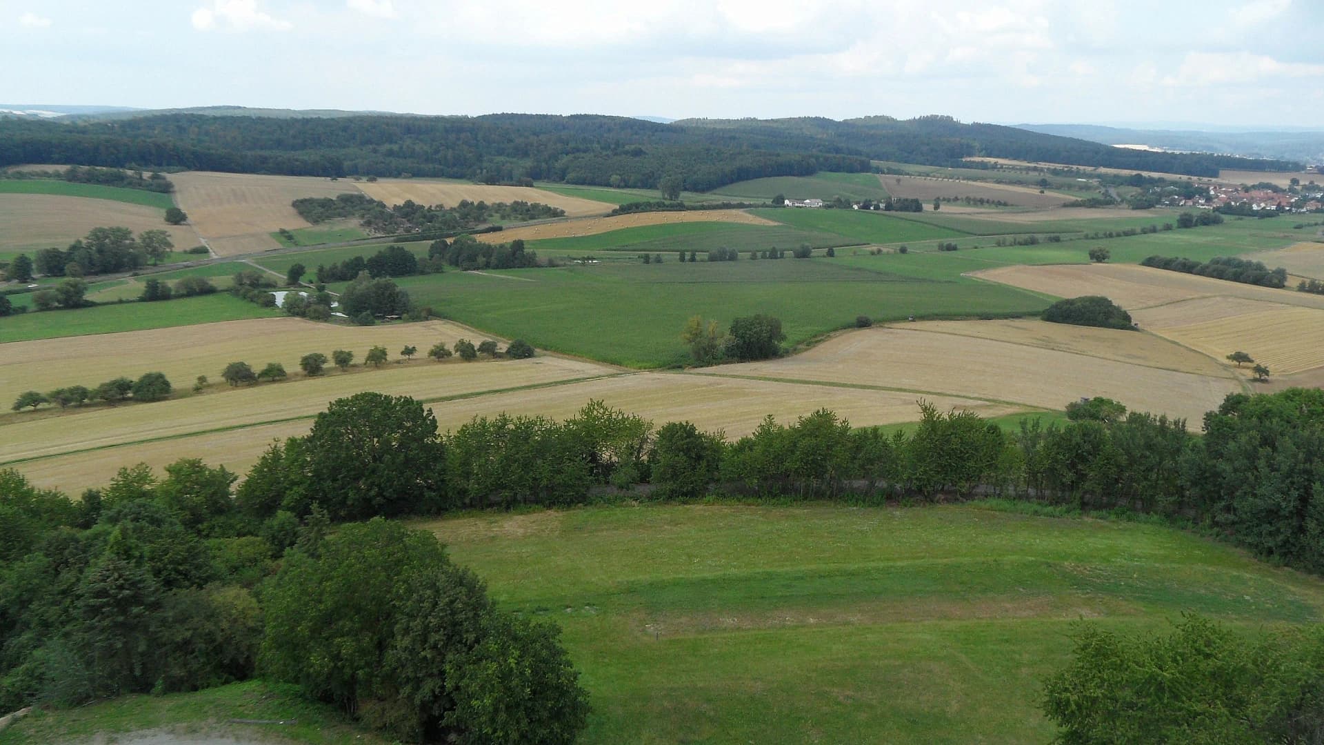 Oberes Fallbachtal im Ronneburger Hügelland bei Ronneburg