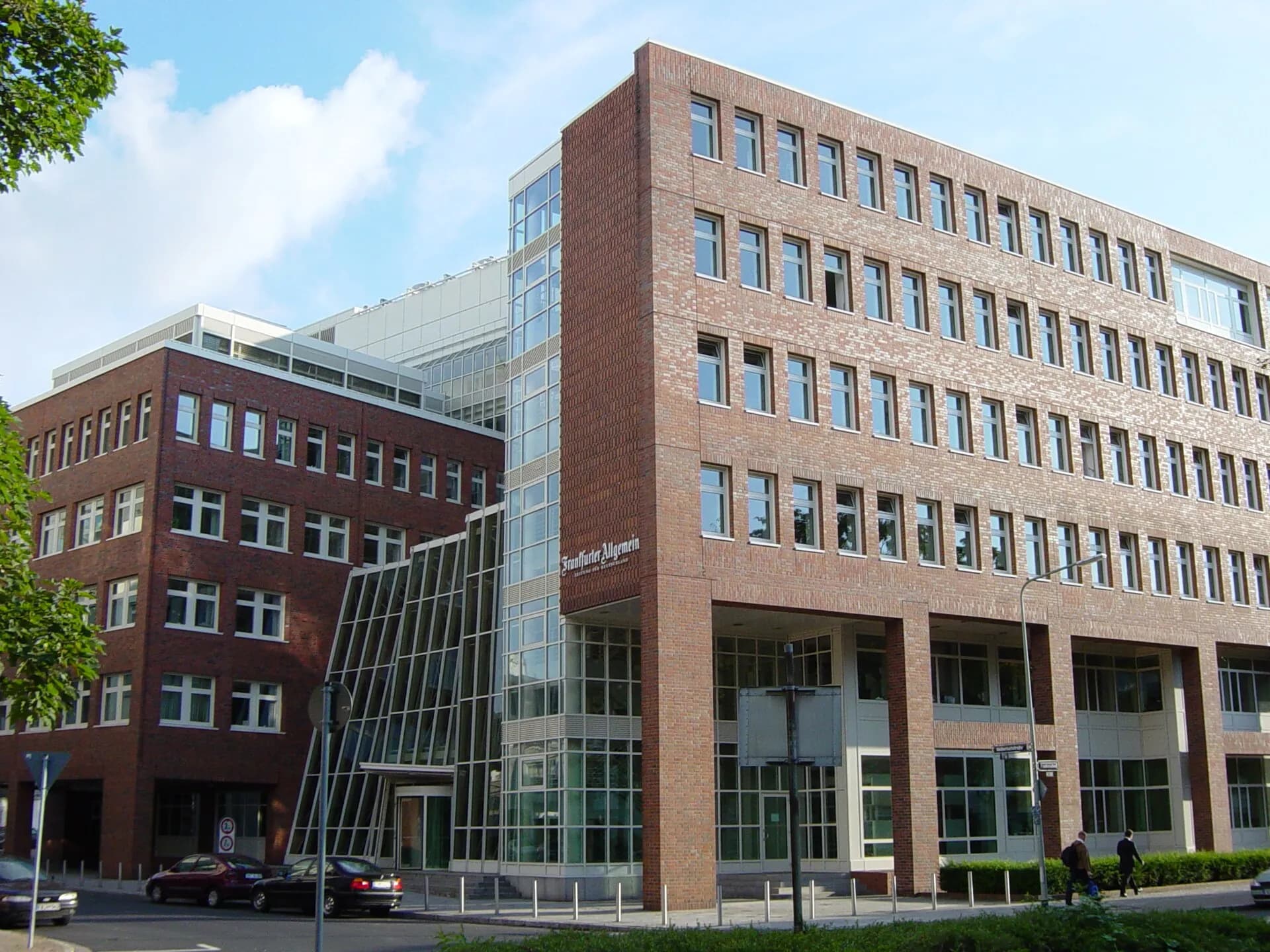 Neubau am FAZ-Gelände im Frankfurter Gallus