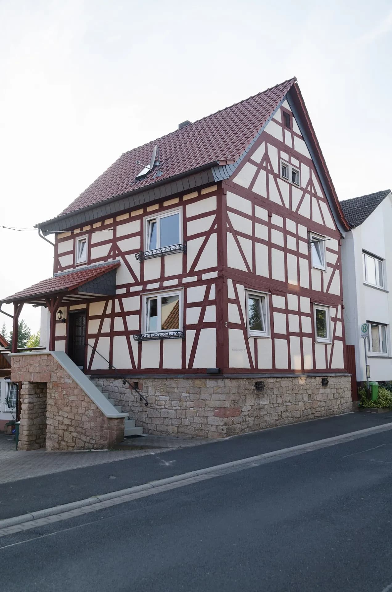 Fachwerkhaus an der Schimborner Straße in Feldkahl in Hösbach