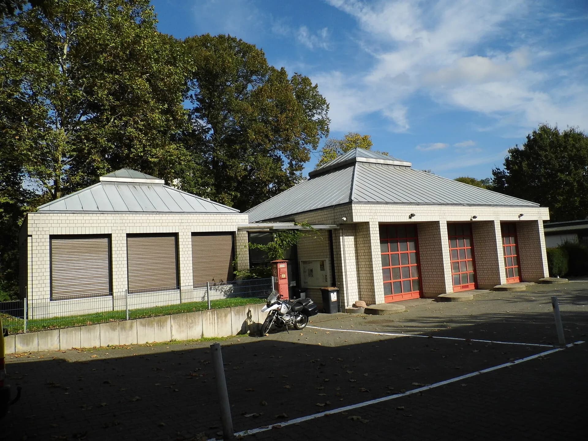 Gerätehaus der Feuerwehr in Frankfurt Rödelheim