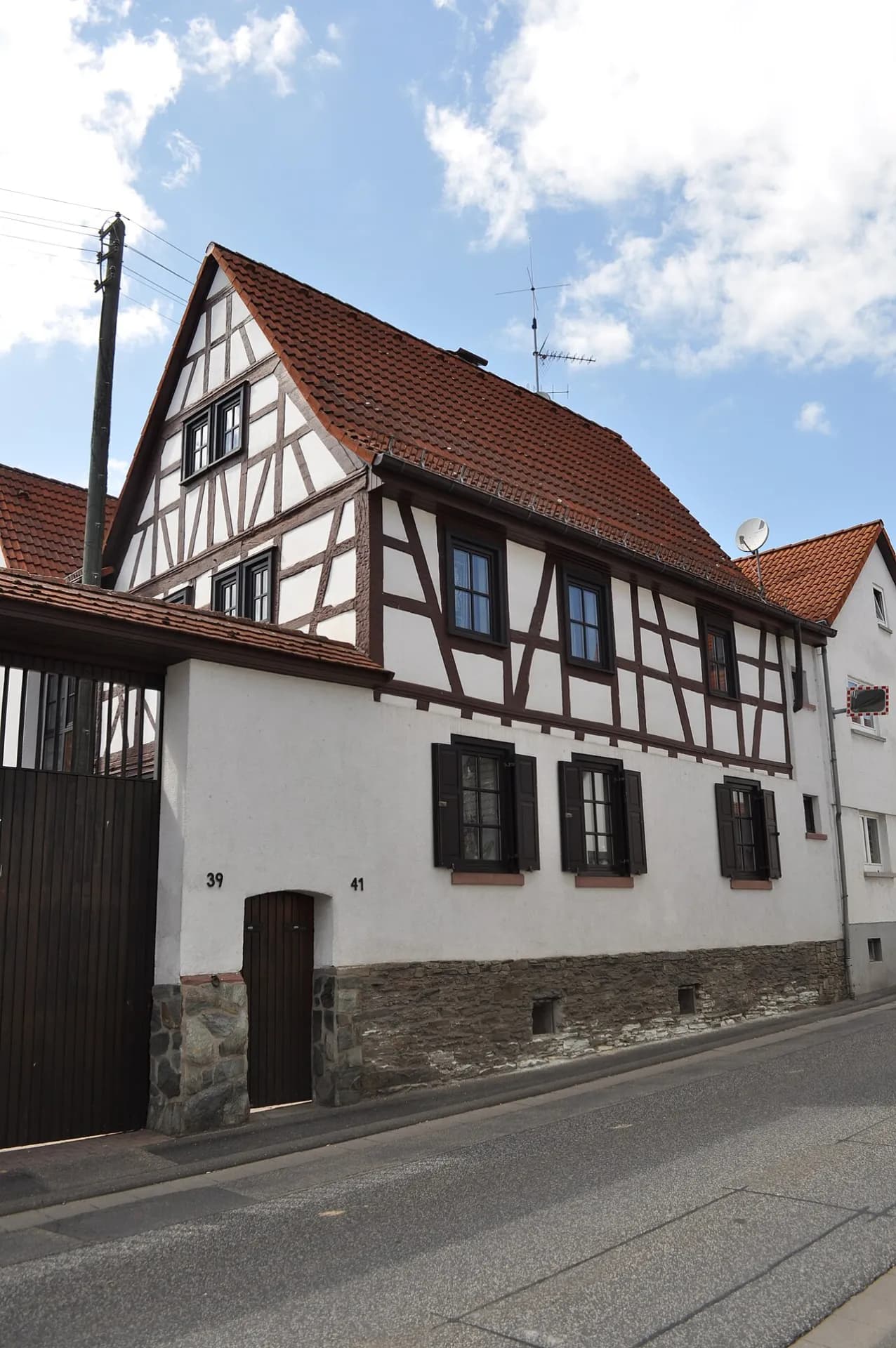 Fachwerkhaus in der Langstraße 41 in Kelkheim-Fischbach