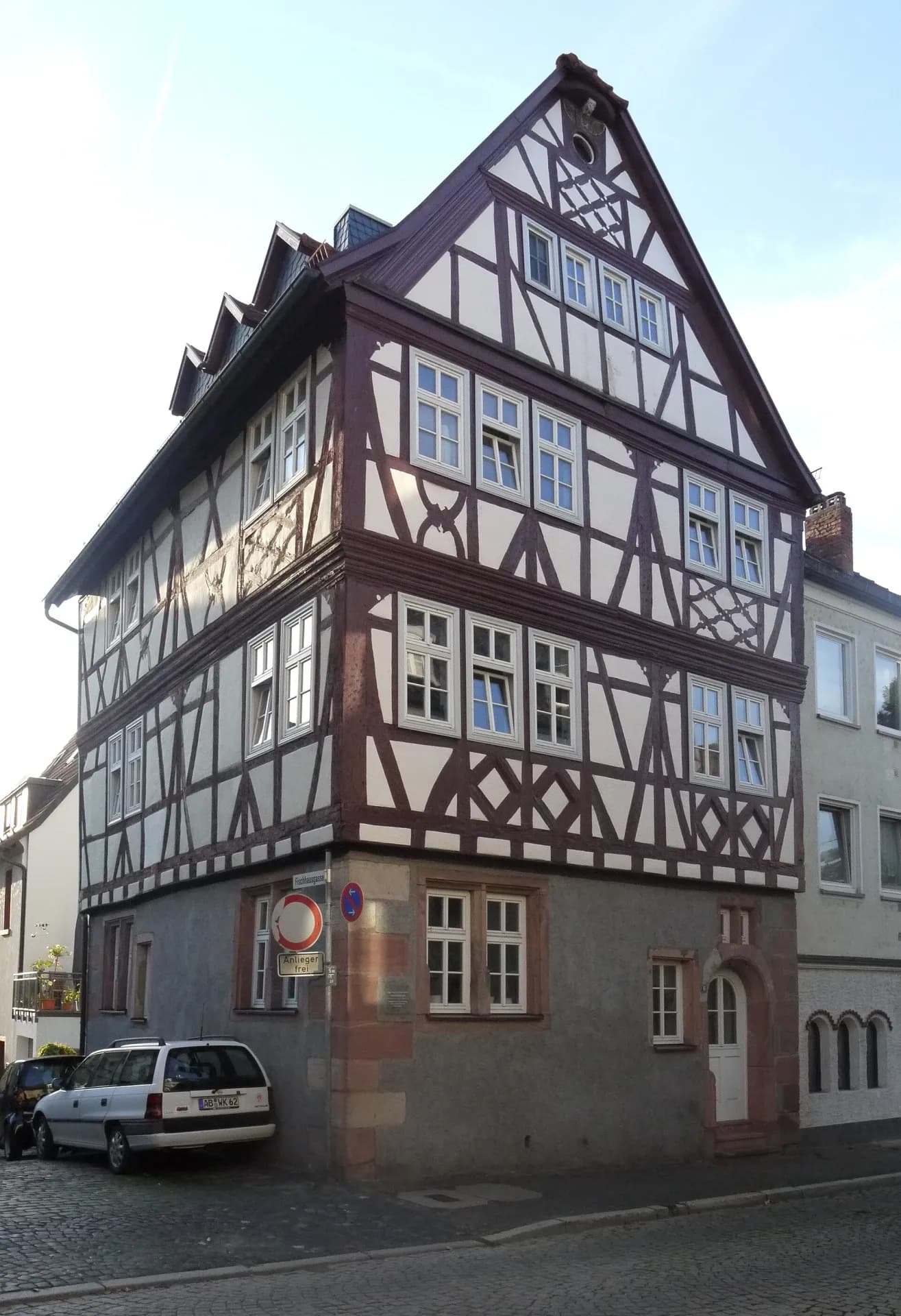 Fachwerkhaus in der Fischergasse in Aschaffenburg
