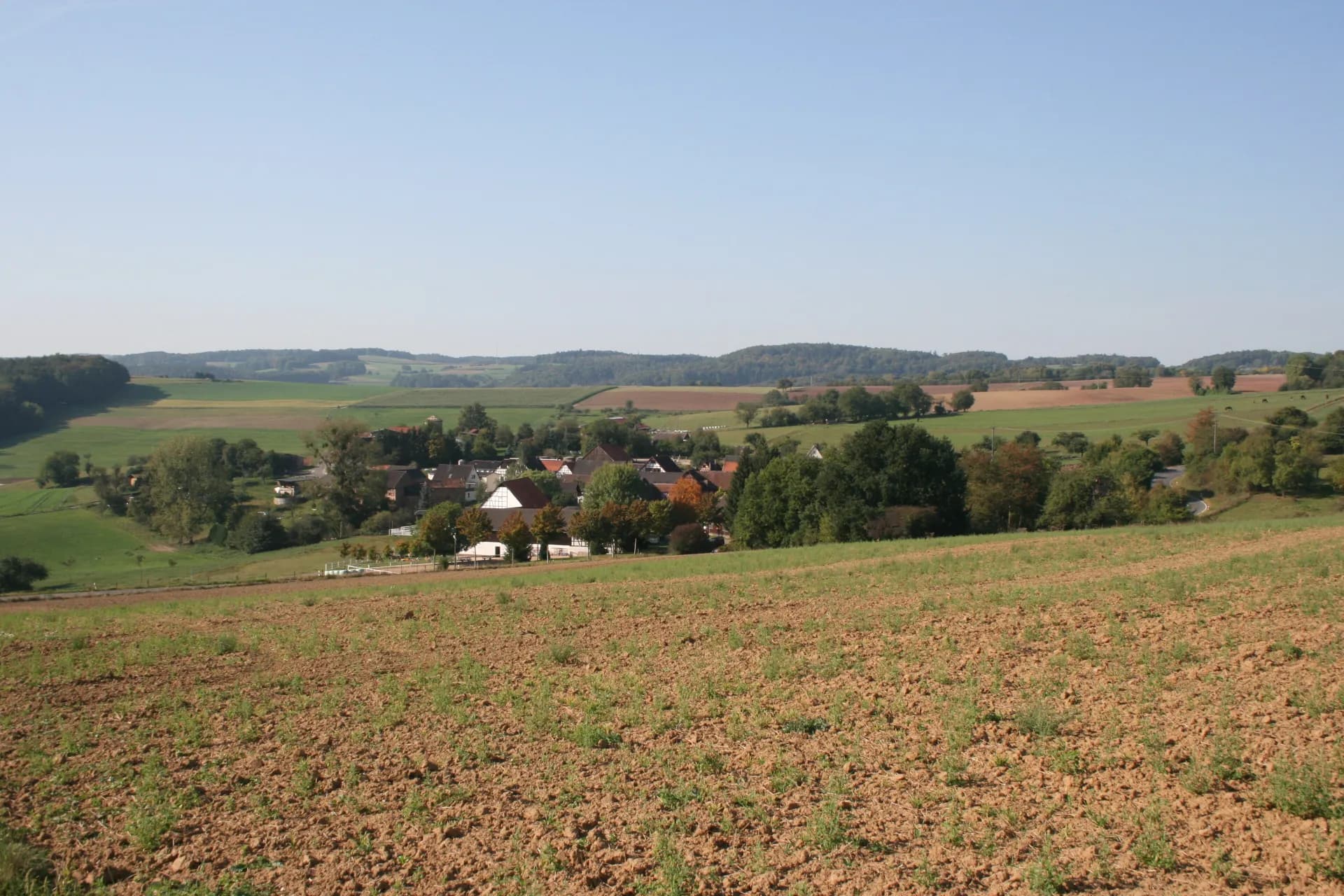 Feldflur bei Forstel in Höchst im Odenwald