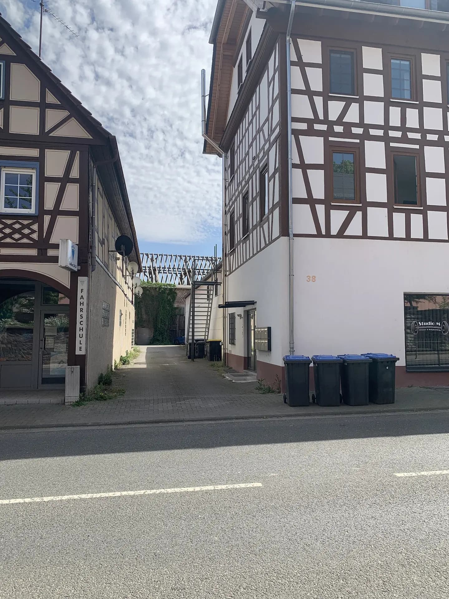 Rückwärtige Scheune der Frankfurter Straße 38 in Nieder-Wöllstadt