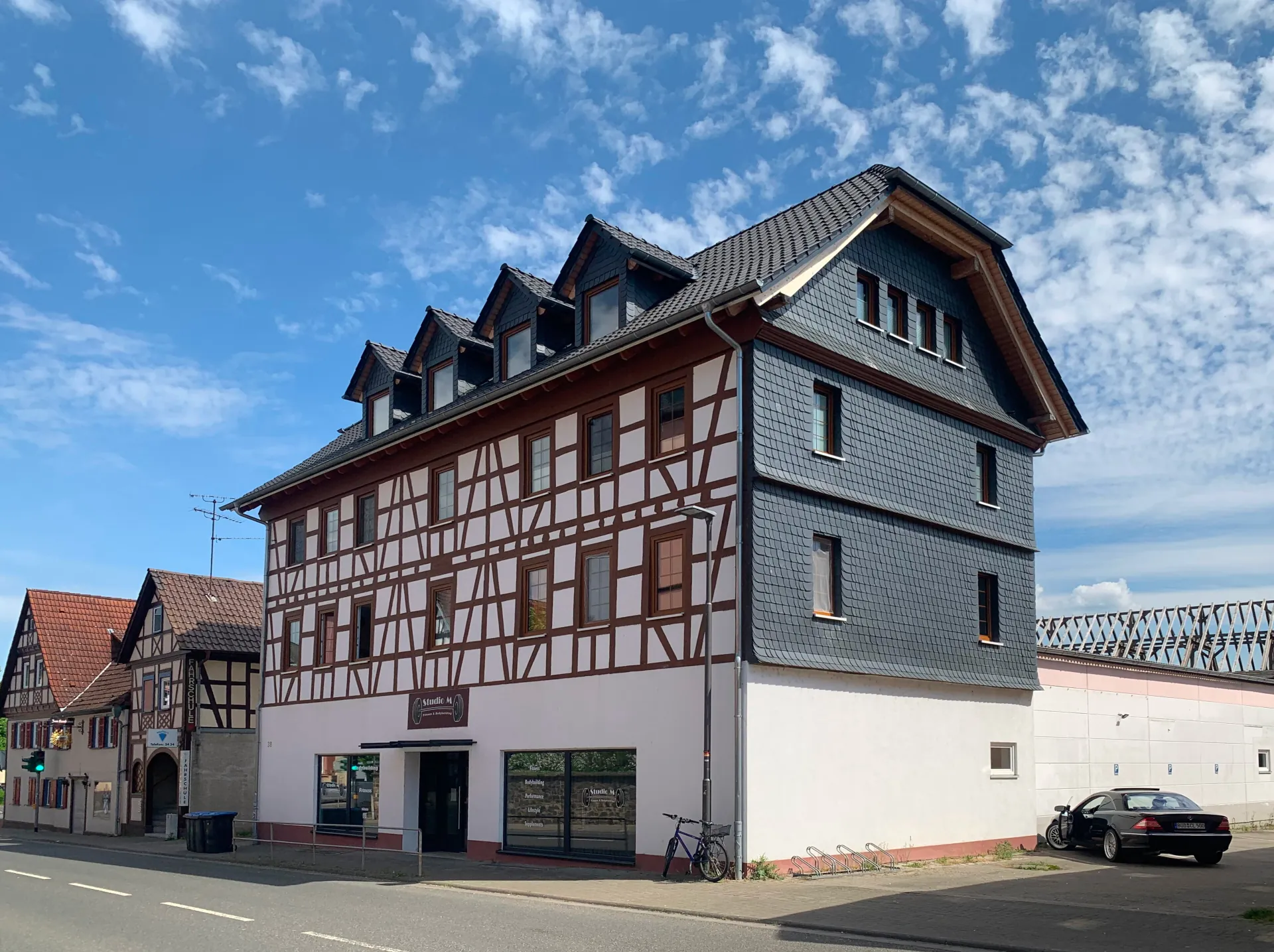 Fachwerk-Hofreite in der Frankfurter Straße 38 in Nieder-Wöllstadt