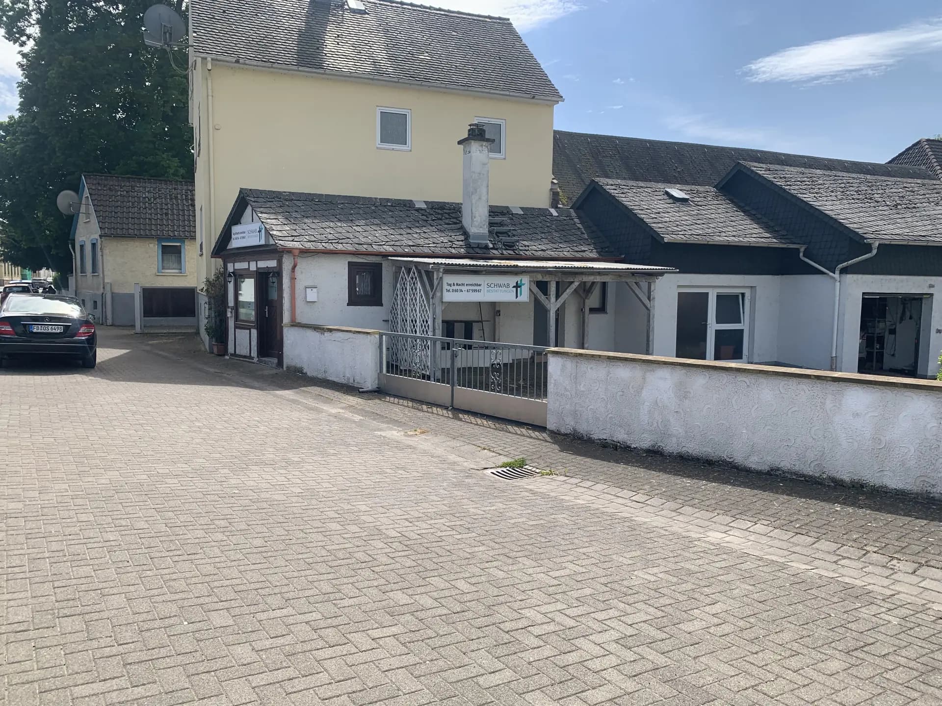 Hofsituation an der Frankfurter Straße 5 in Nieder-Wöllstadt