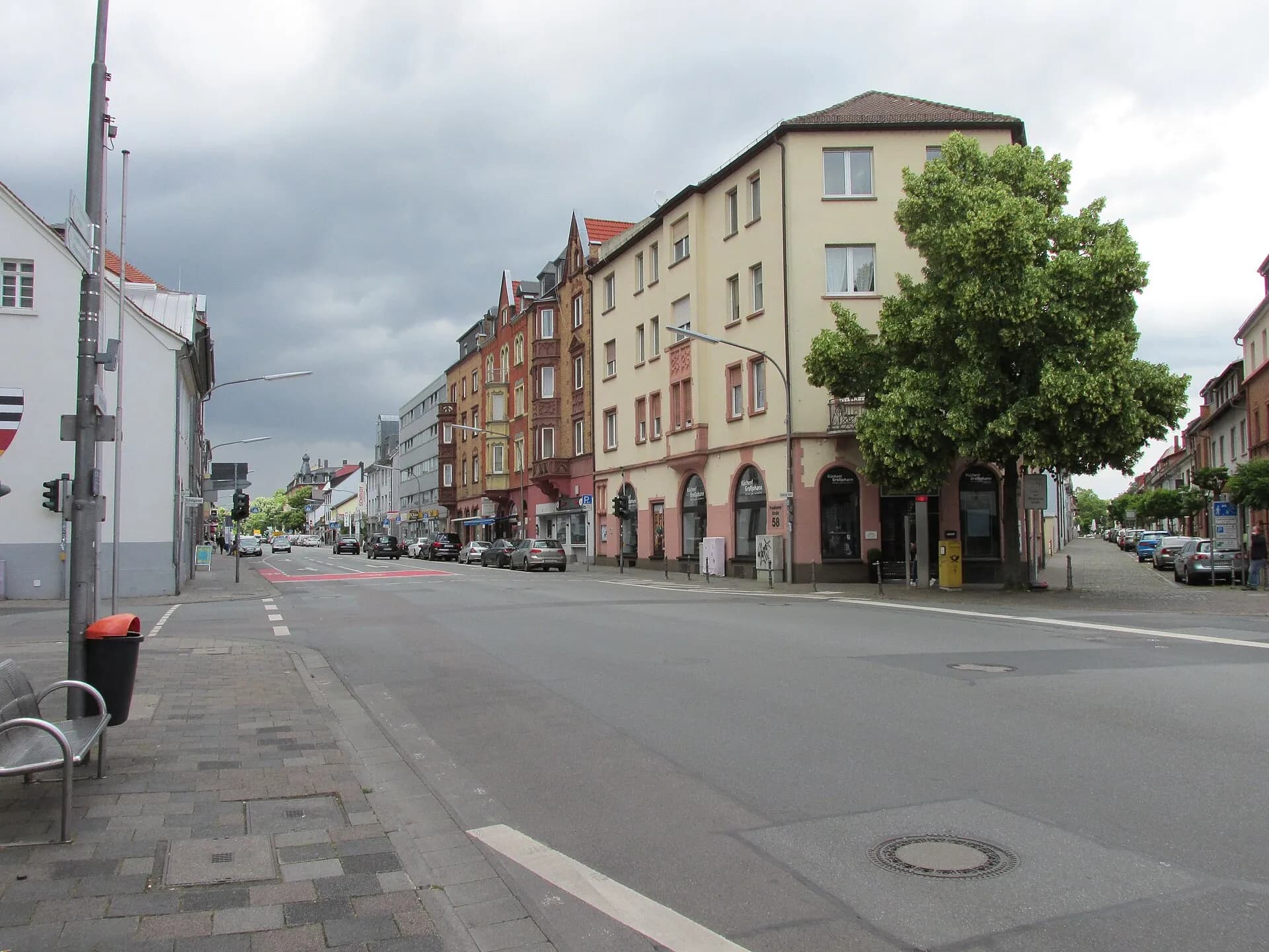 Altbauten an der Frankfurter Straße in Neu-Isenburg