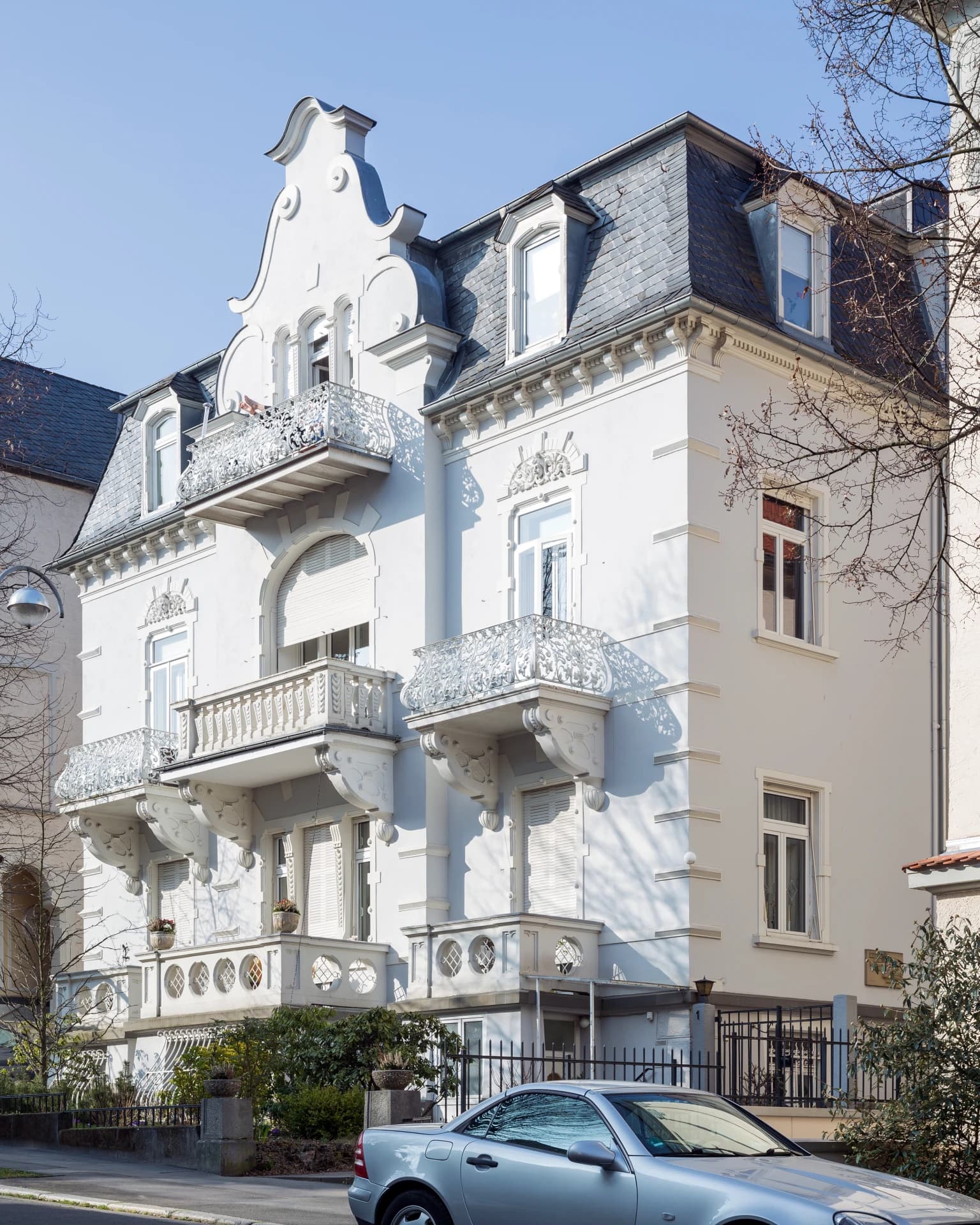 Jugendstilvilla in der Franz-Groedel-Straße 1 in Bad Nauheim