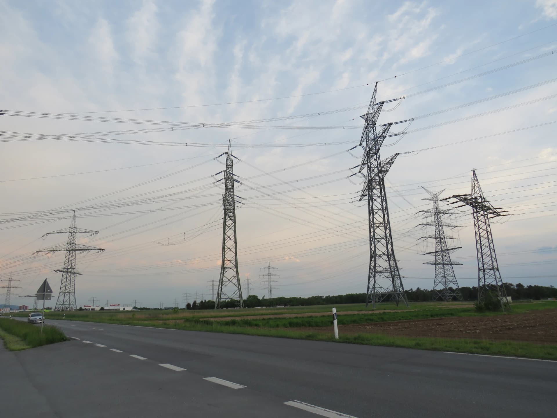 Freileitungen bei Pfungstadt