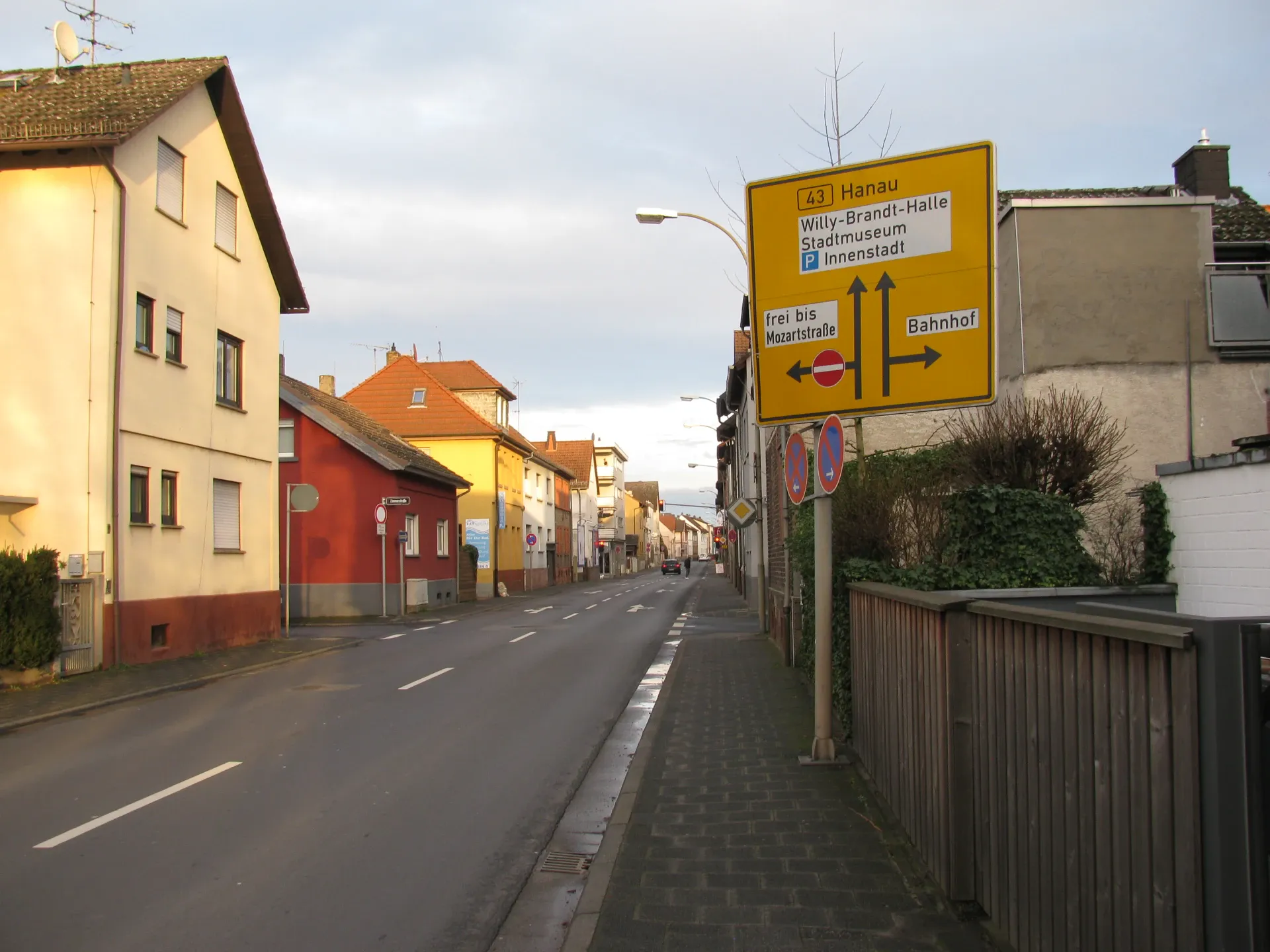 Friedensstraße in Mühlheim am Main