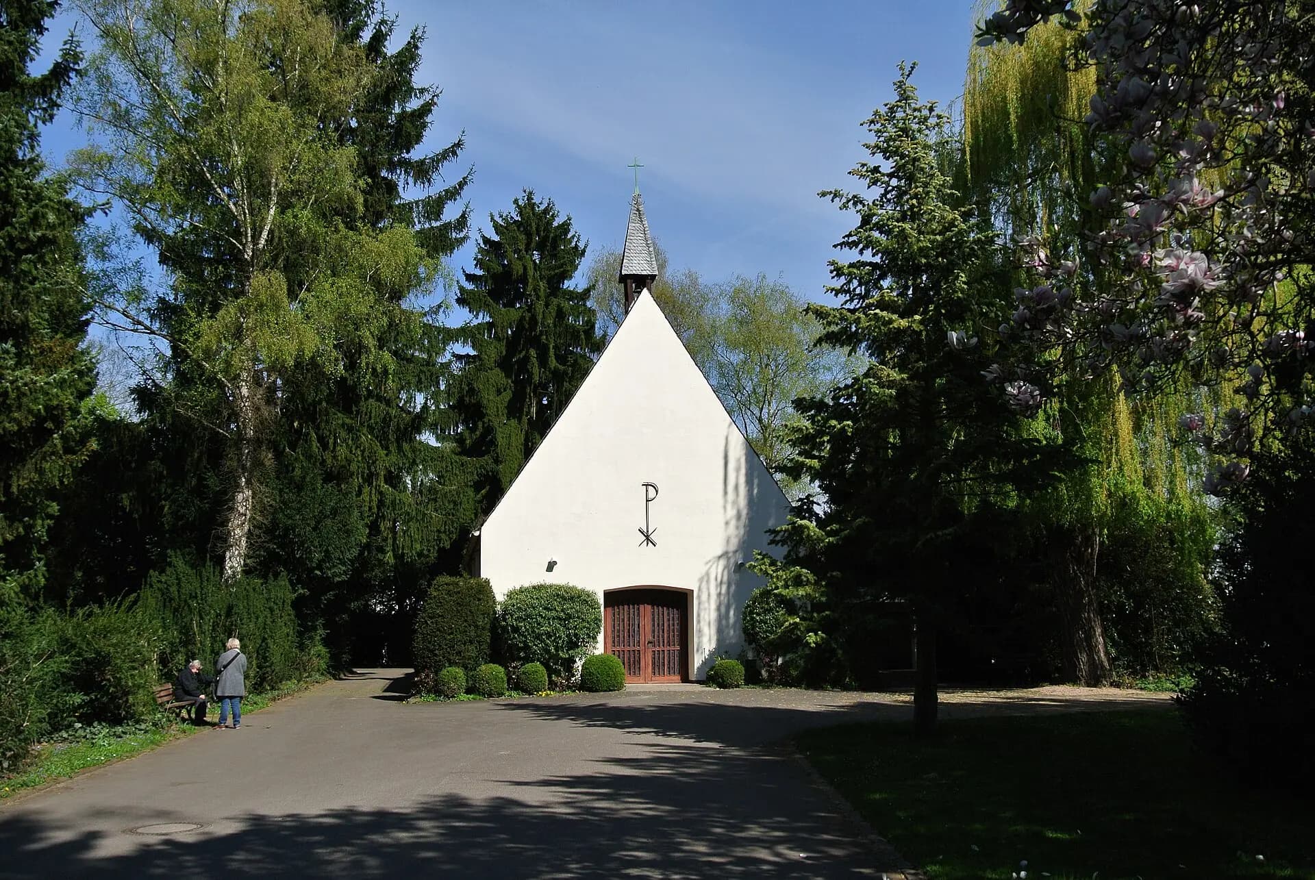 Kapelle auf dem Friedhof in Frankfurt Bornheim