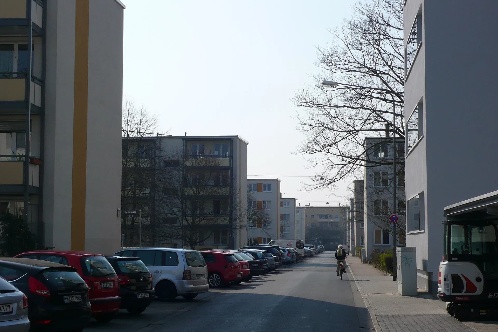 Hofstraße in der Friedrich-Ebert-Siedlung im Frankfurter Gallus