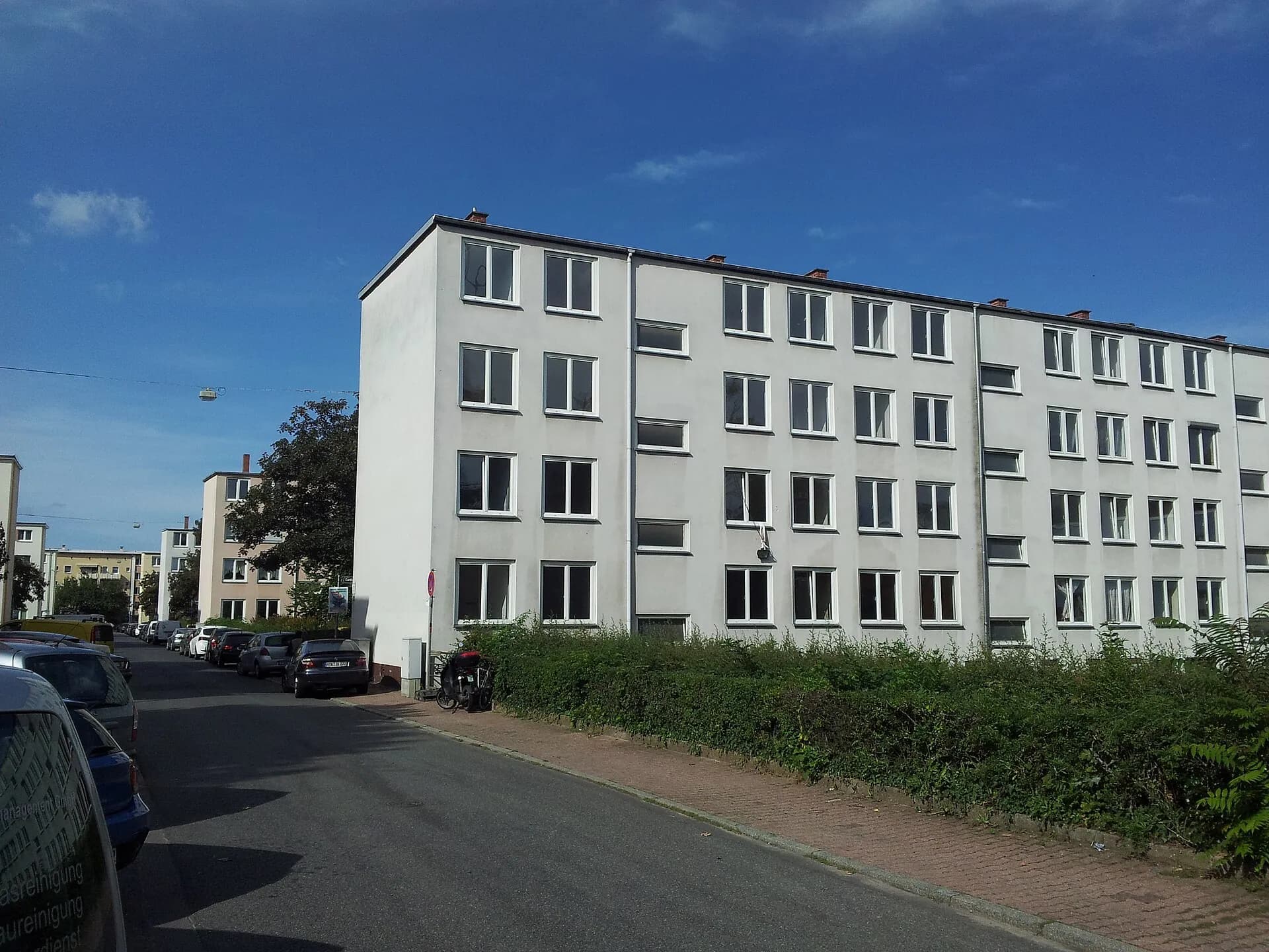 Zeilenbau der Friedrich-Ebert-Siedlung im Frankfurter Gallus
