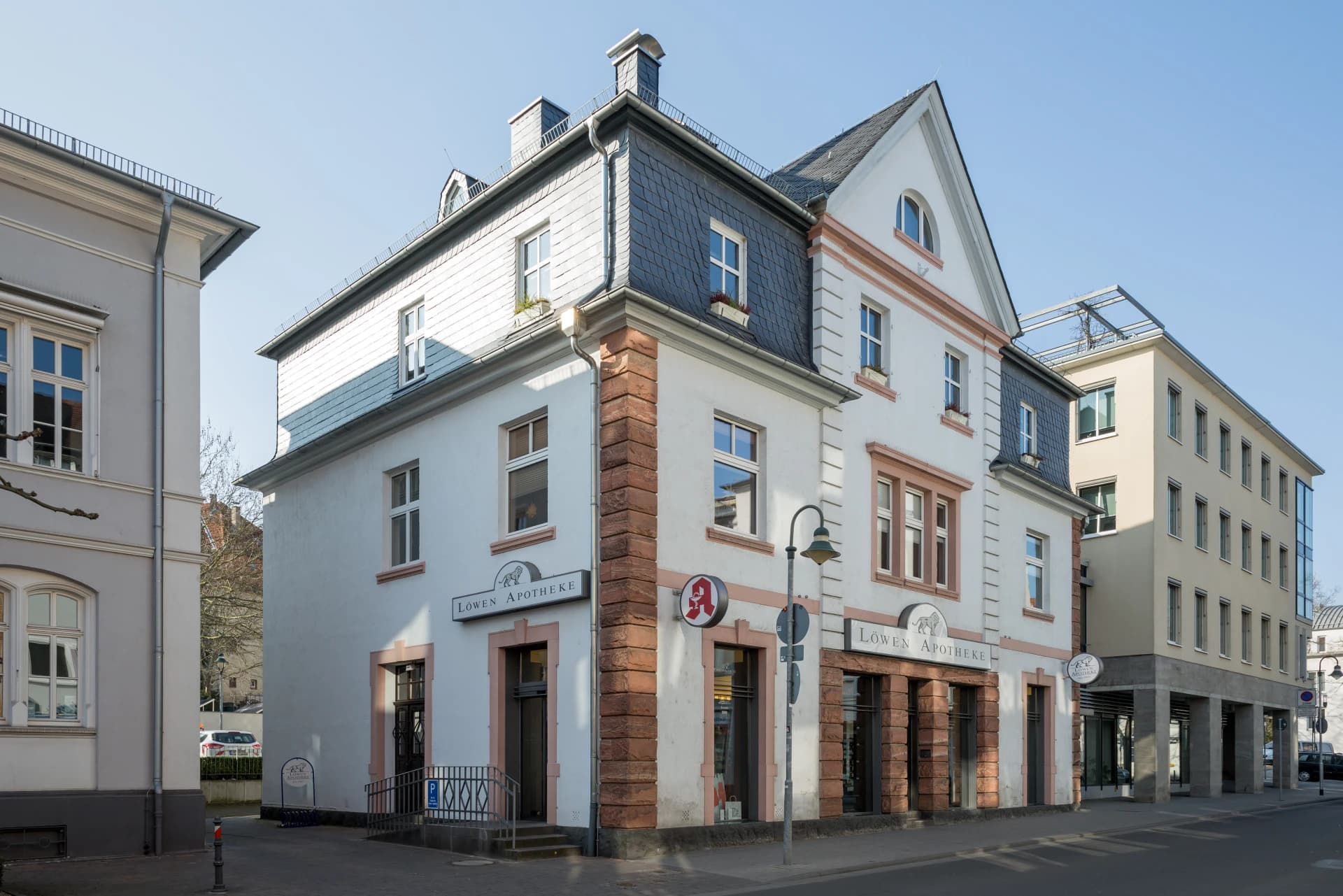 Eckhaus in der Friedrichstraße 1 in Bad Nauheim