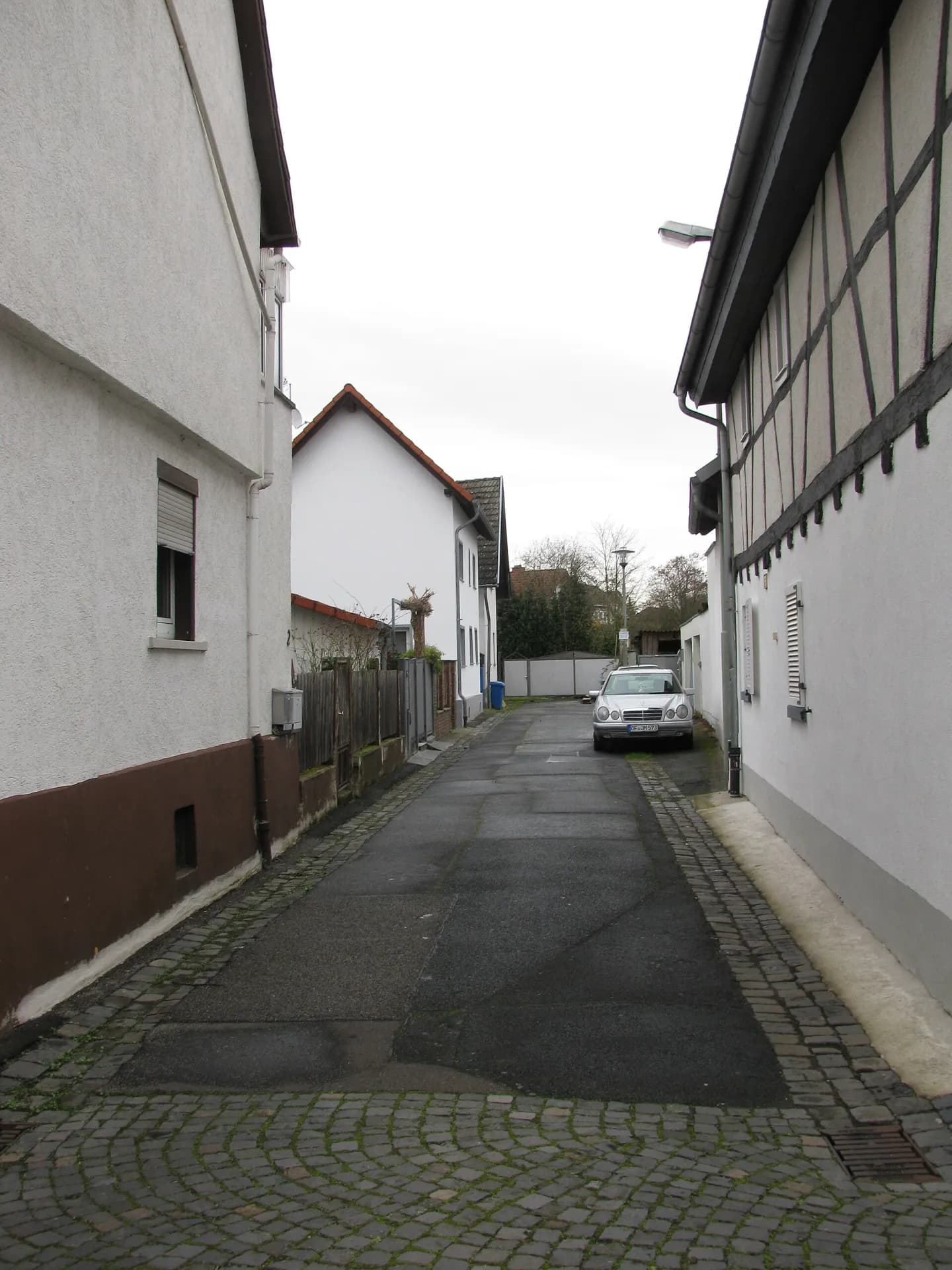 Fünfhäusergasse in der Altstadt von Mühlheim am Main