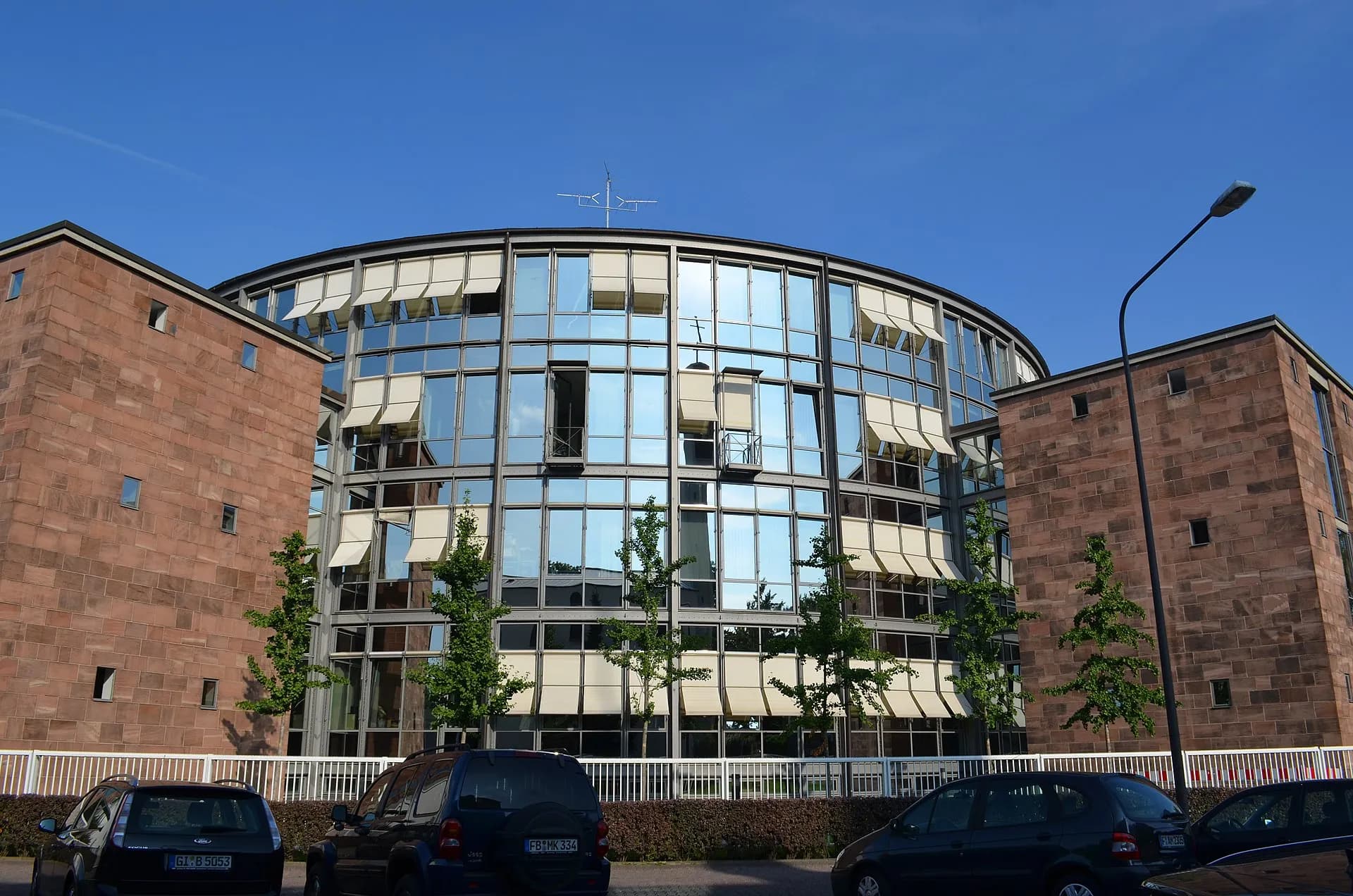 Rotunde des Funkhauses am Dornbusch in Frankfurt