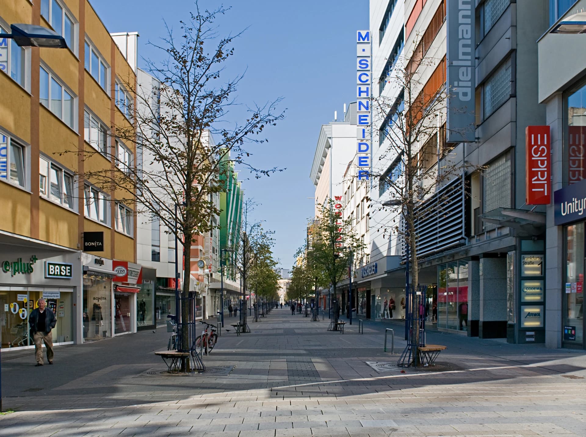 Fußgängerzone Frankfurter Straße in Offenbach