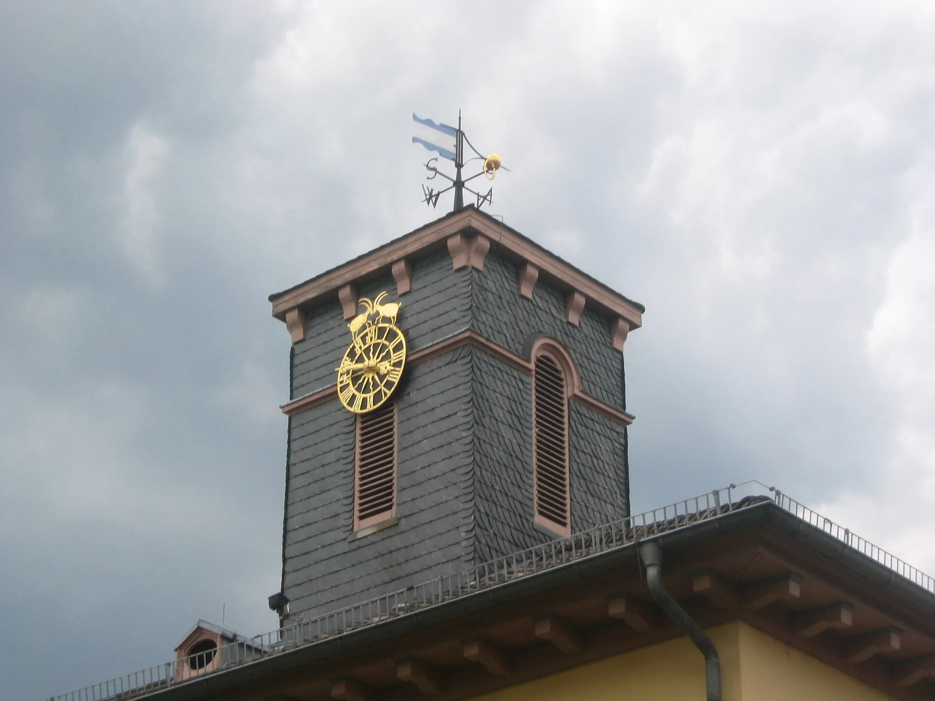 Turmuhr Gaasbecksuhr in Dieburg