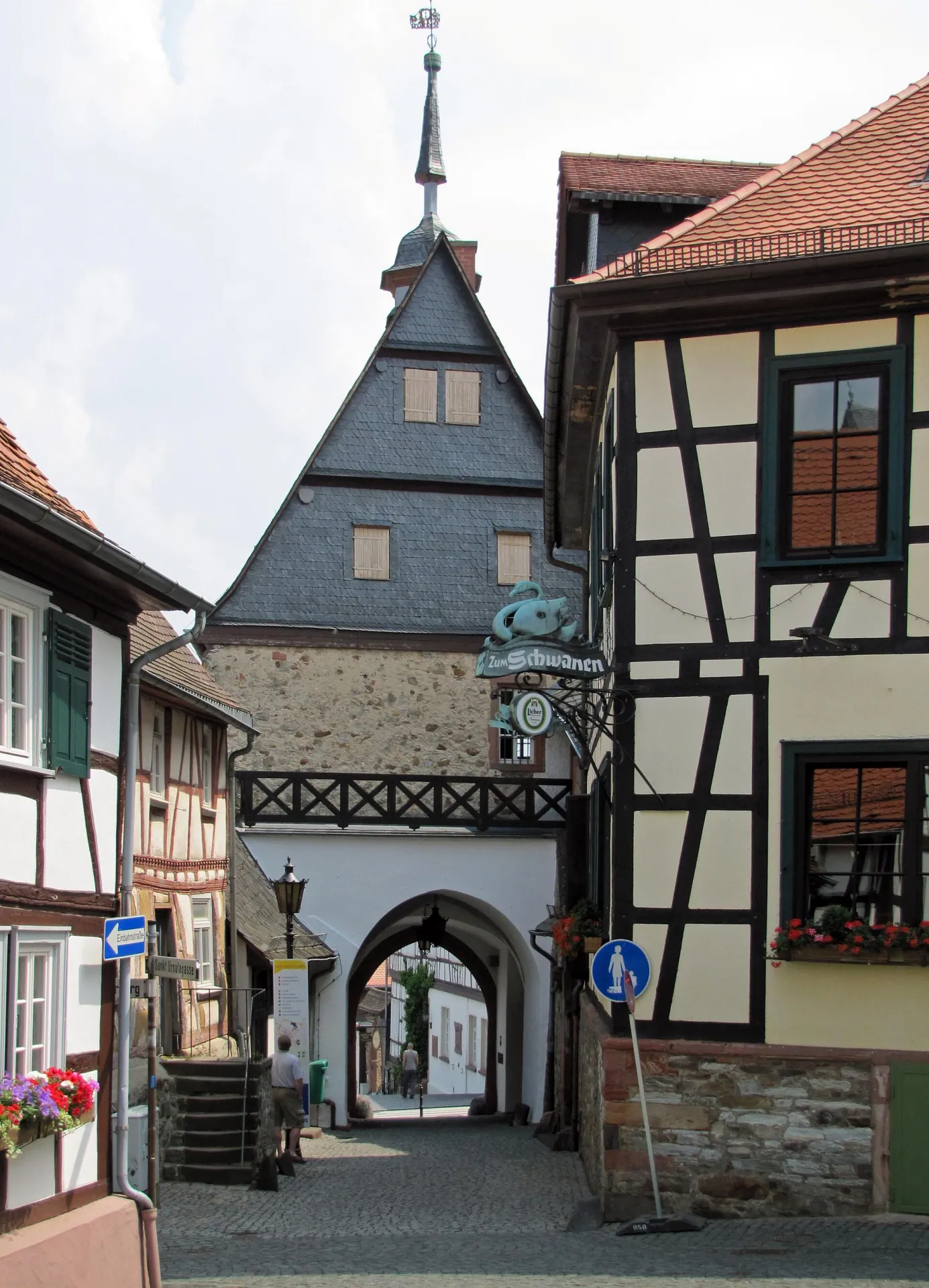Gasse am Alten Rathaus in Oberursel (Taunus)