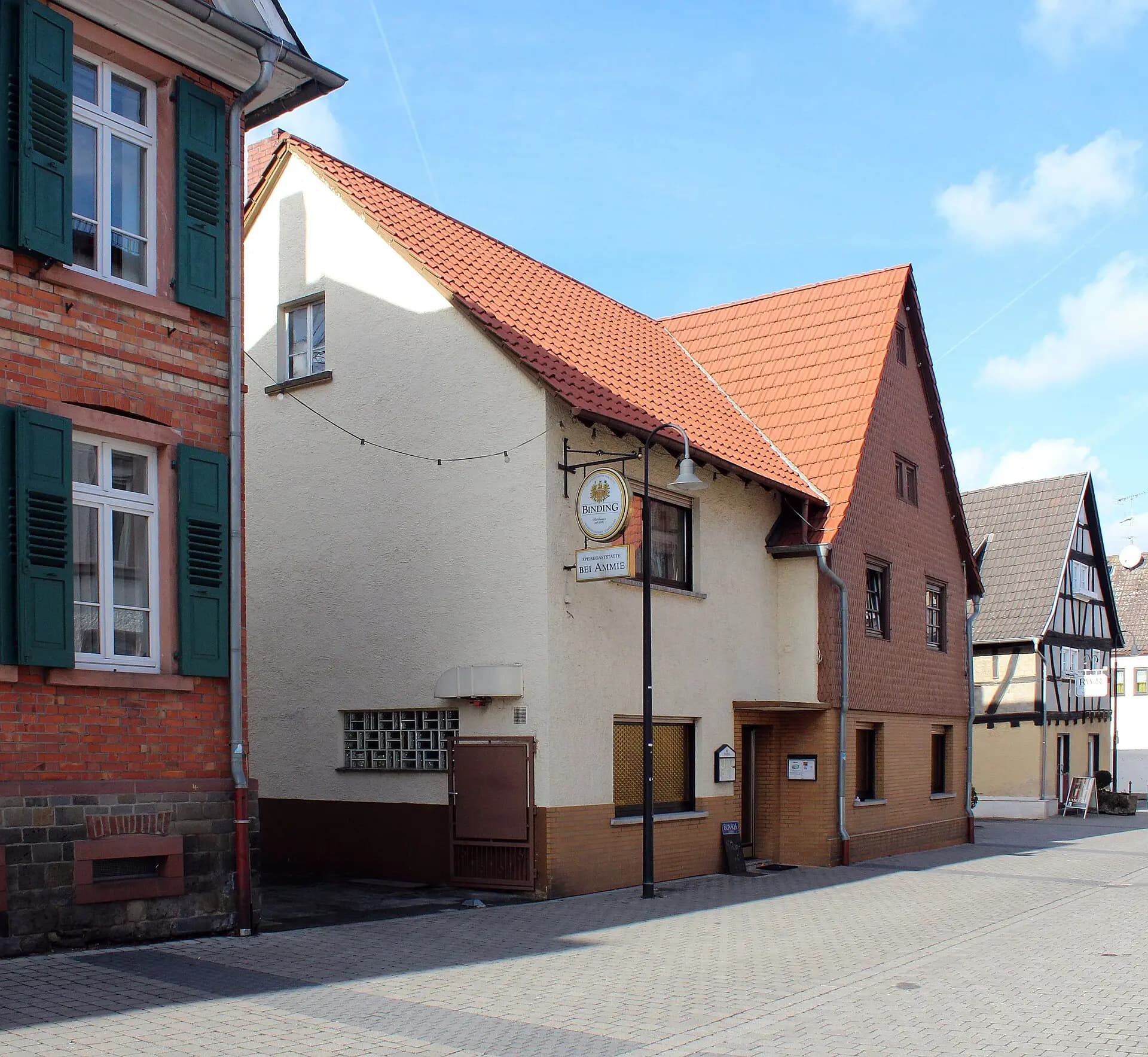 Gasse im Ortskern von Rodgau-Jügesheim