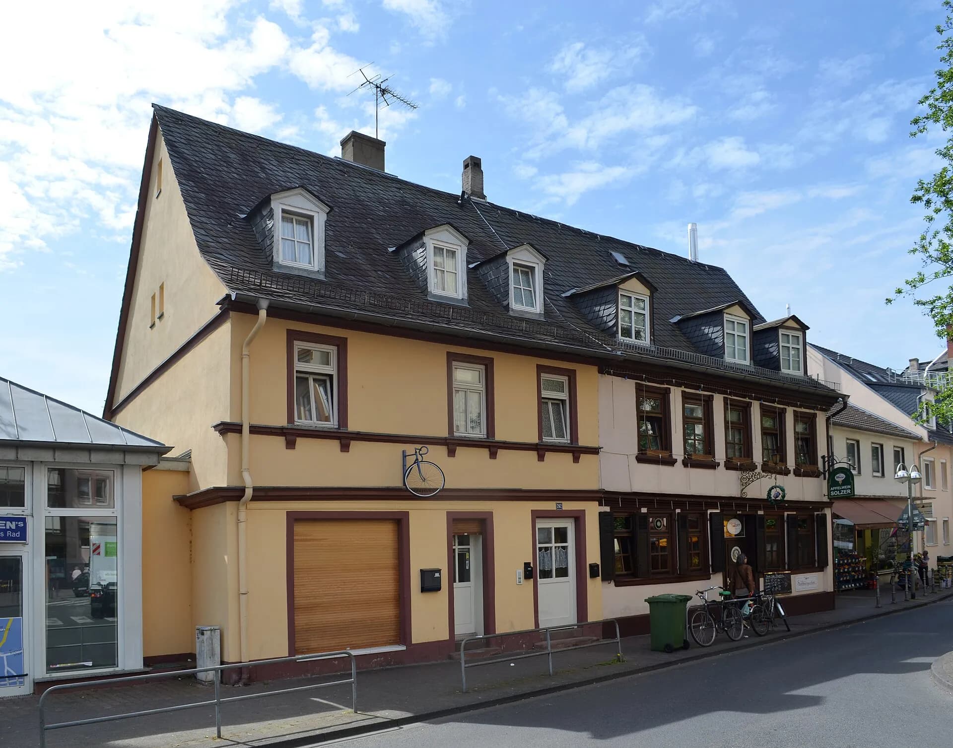 Historisches Gasthaus an der Berger Straße in Frankfurt Bornheim